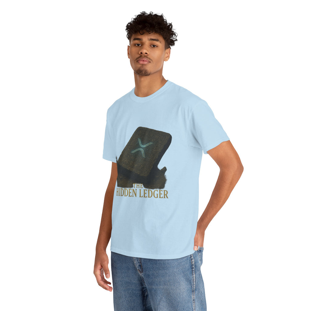 T-Shirt — "The Hidden Ledger" Crypto XRP Wallet Graphic Tee