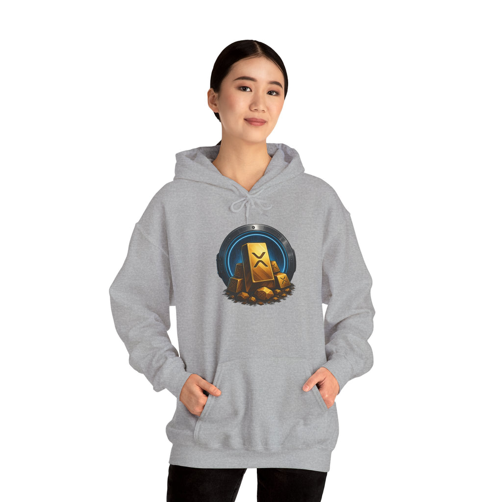 Gaming Treasure Hoodie — Gold Loot Chest Emblem