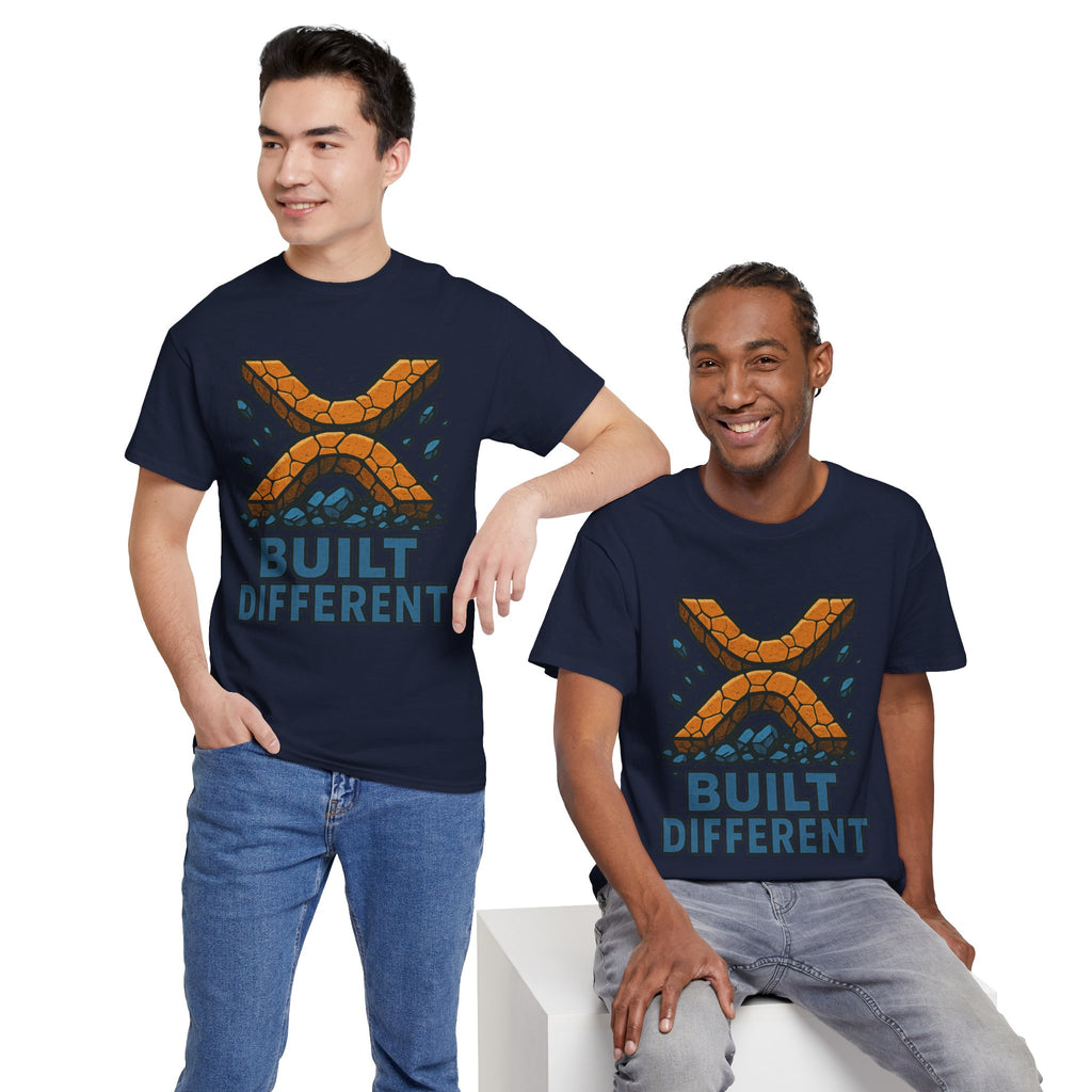 Built Different T-Shirt — Rugged Crypto X Design Tee
