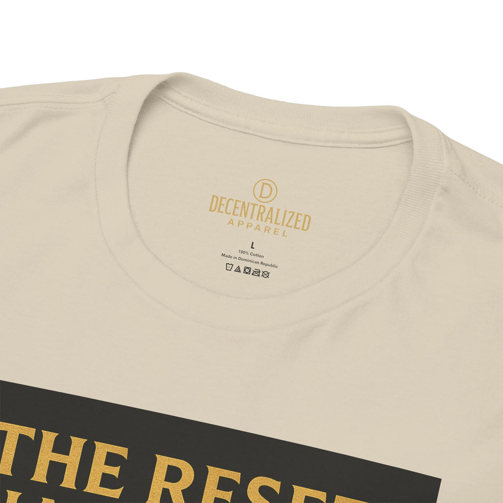 XRP Crypto Tee — "The Reset Has Begun" Bitcoin Alternative Shirt