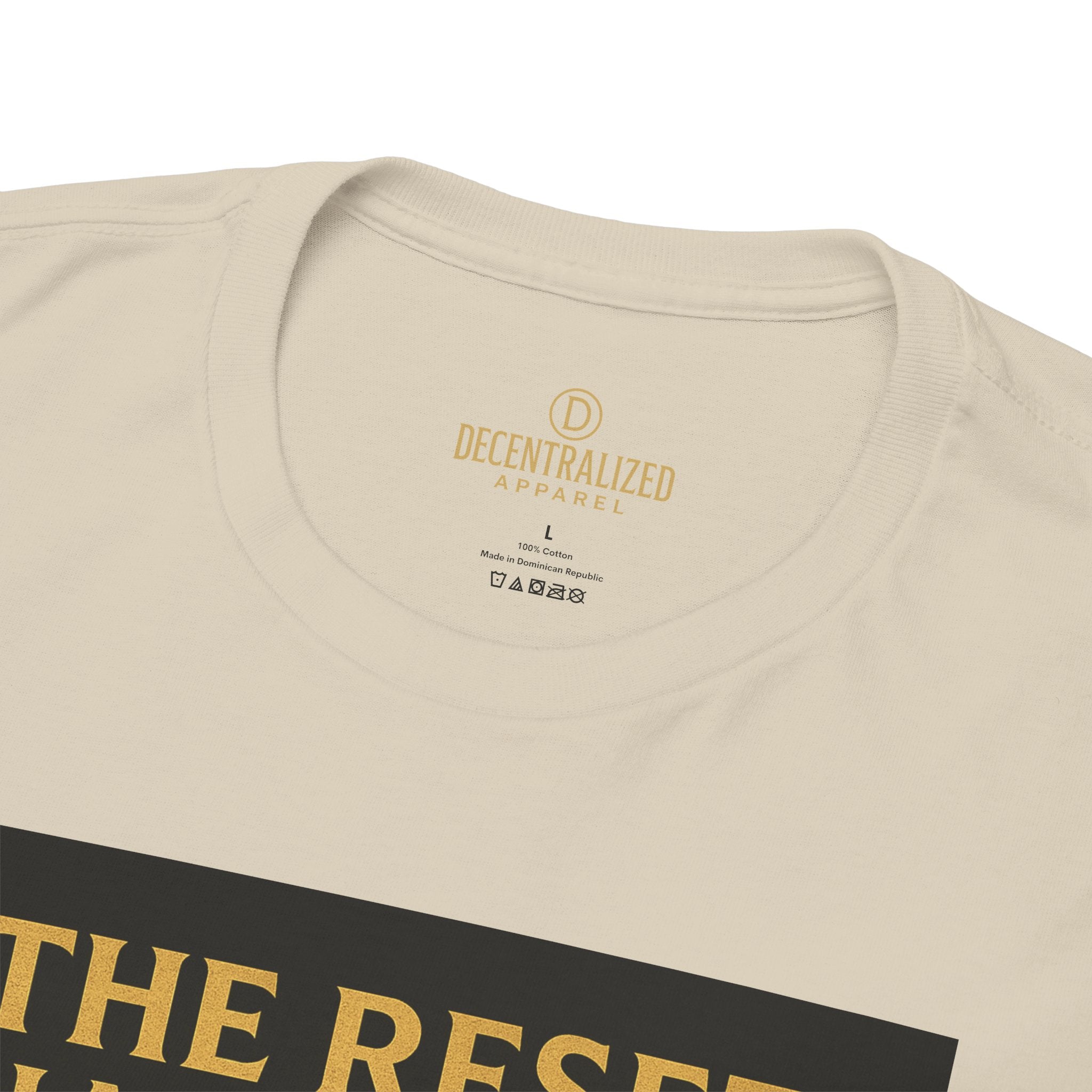 XRP Crypto Tee — "The Reset Has Begun" Bitcoin Alternative Shirt