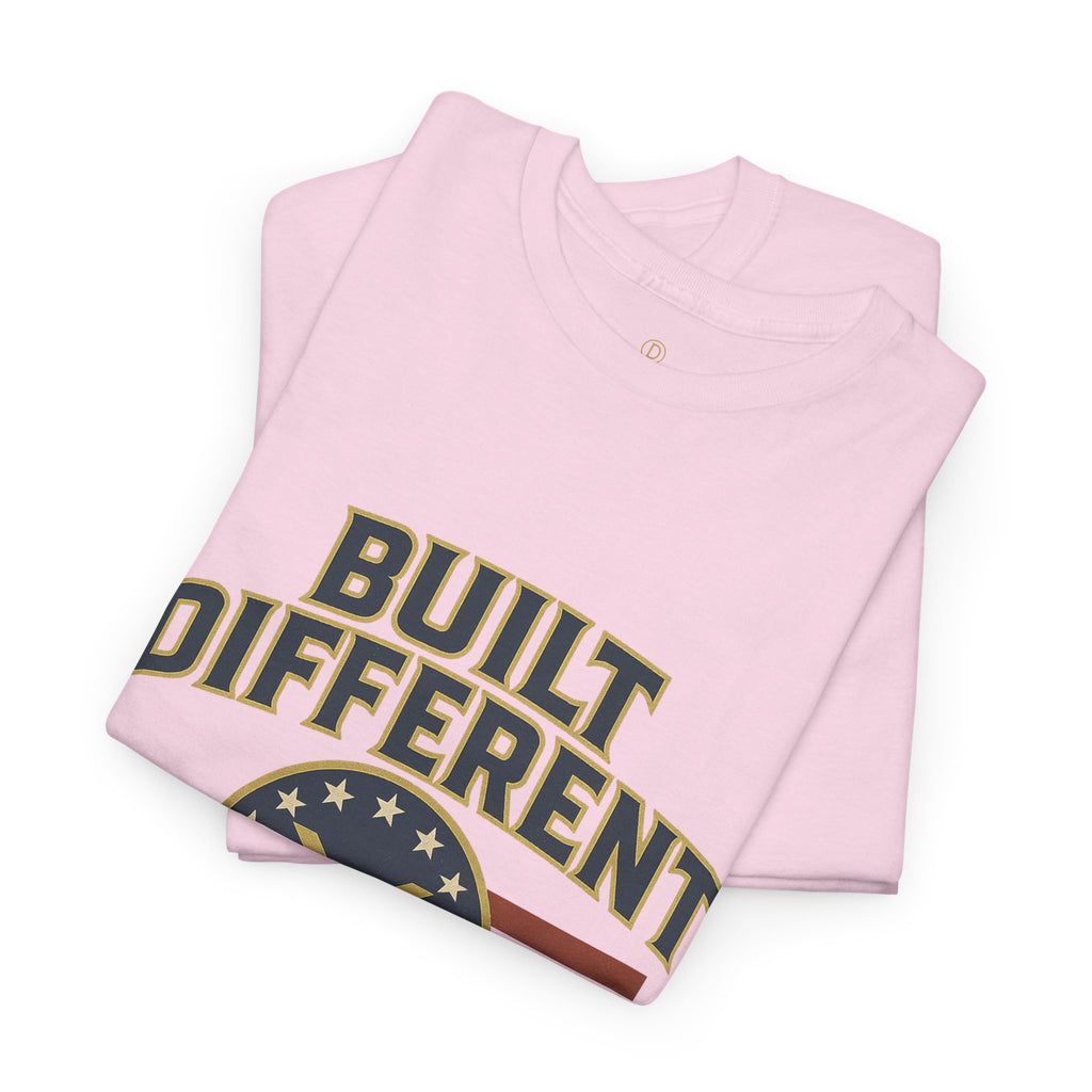 Built Different Since 2012 T-Shirt — American Flag Vintage Crew Tee