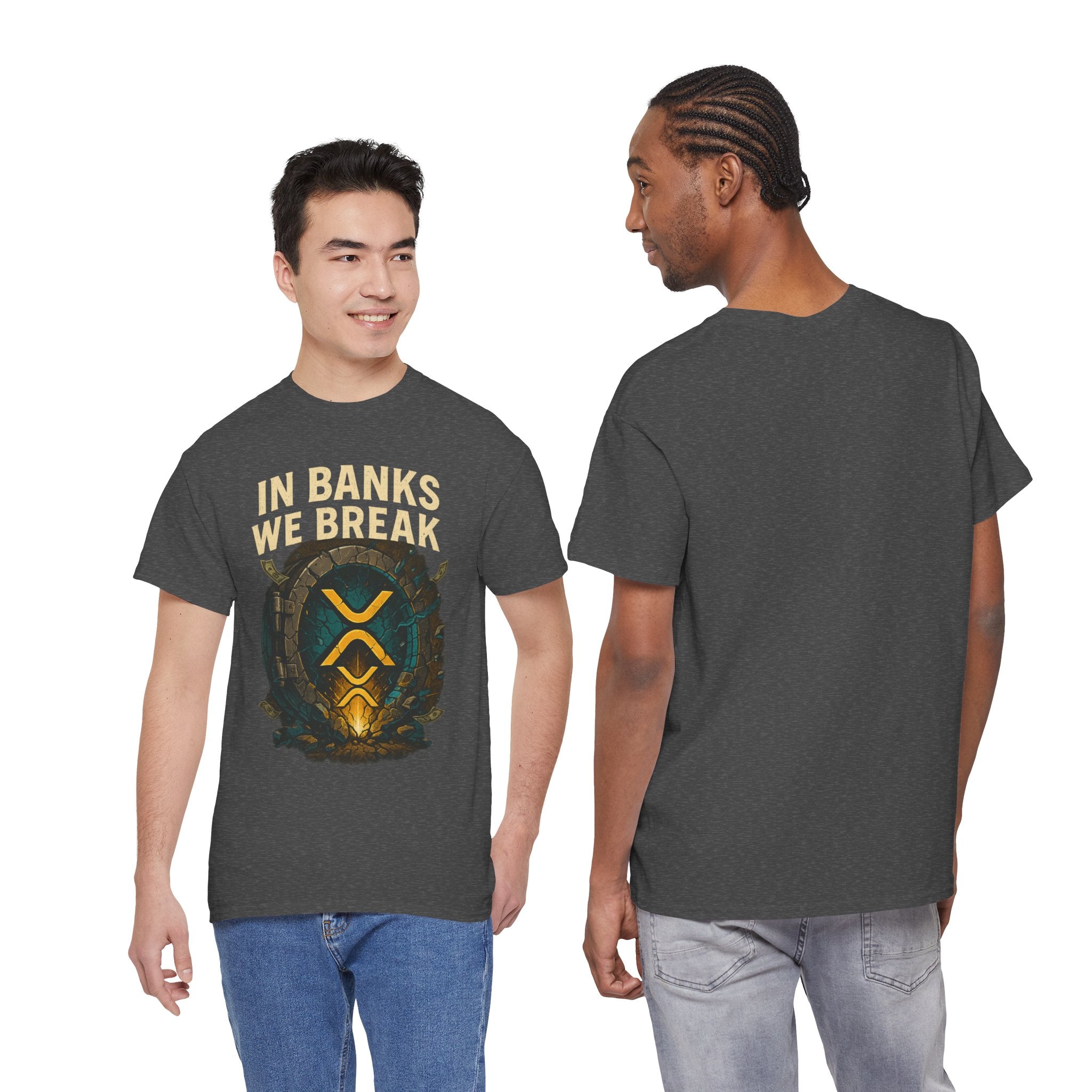 In Banks We Break XRP Crypto Graphic Tee