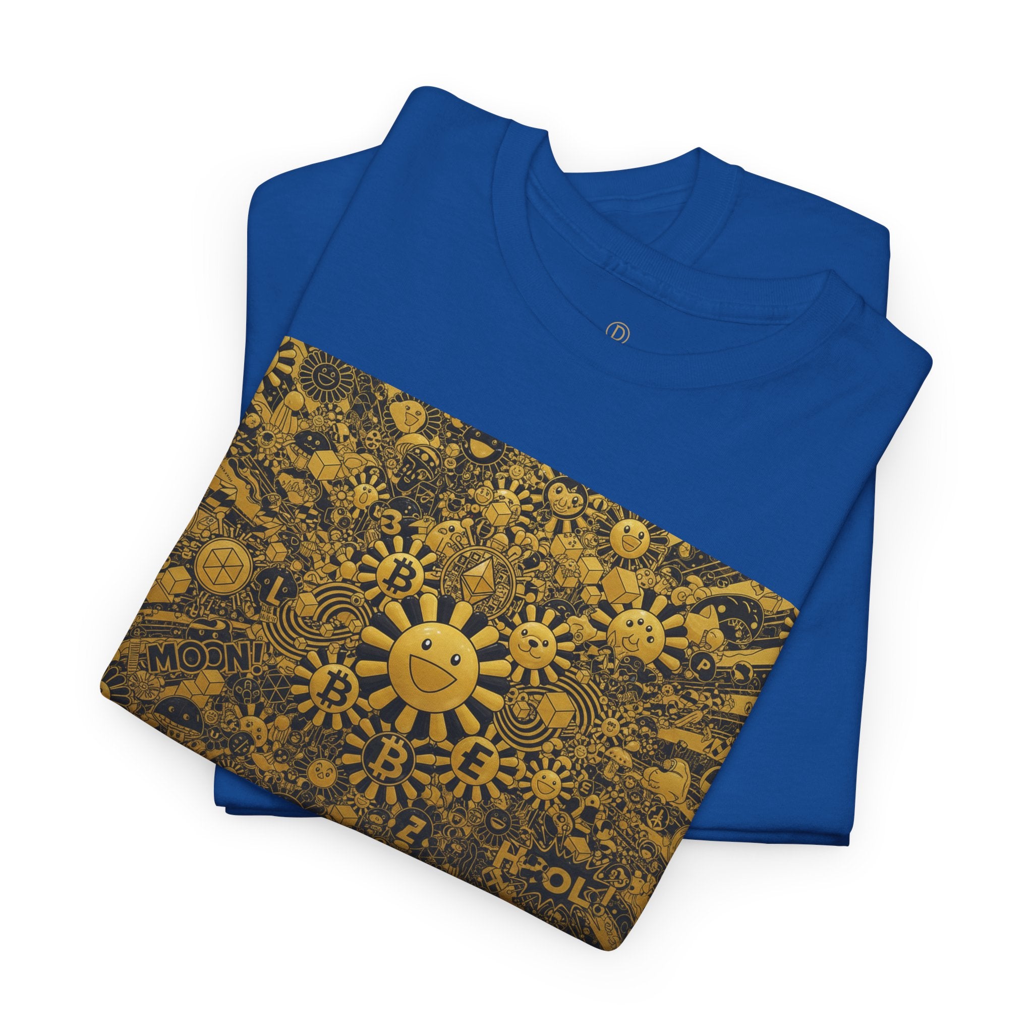 Sunflower Burst T‑Shirt — Golden Sunflower Pattern Tee