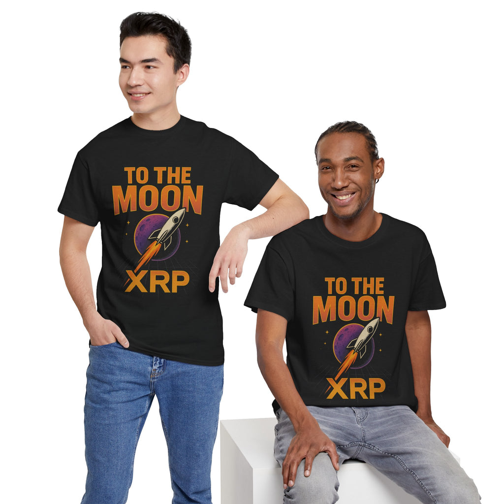 XRP To The Moon Tee — Cryptocurrency Investor Rocket Shirt