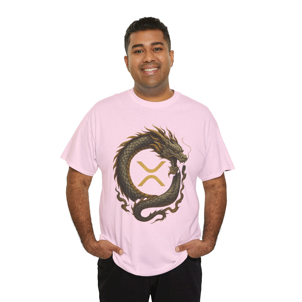 Dragon XRP Logo T-Shirt — Crypto XRP Circle Dragon Graphic Tee