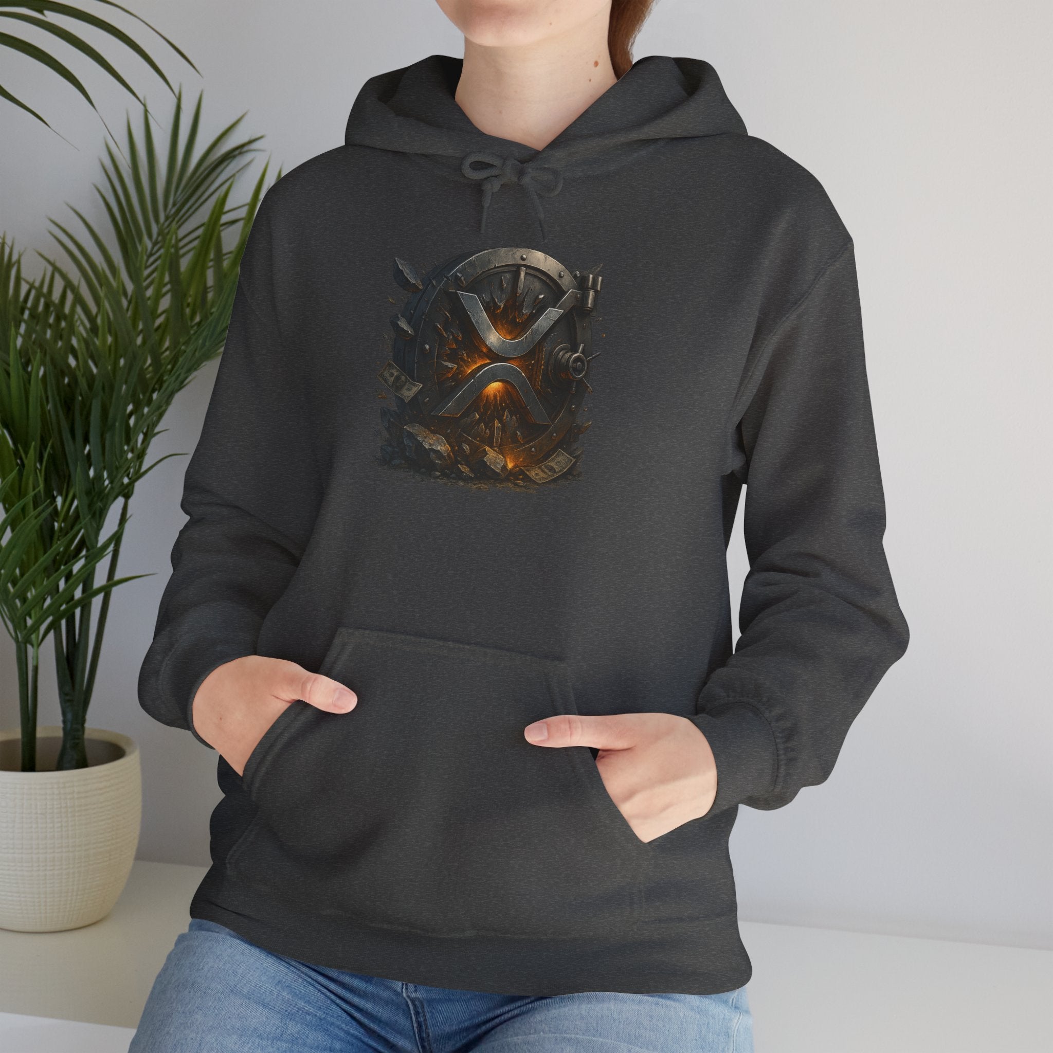Viking Shield & Helmet Hoodie — Norse Warrior Graphic Sweatshirt