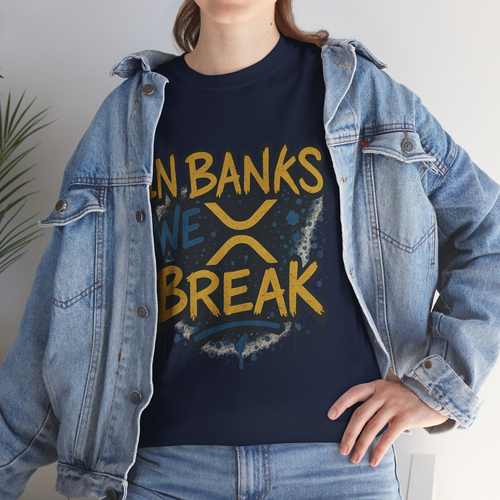 Ripple 'In Banks We Break' Graphic Tee — Crypto XRP Streetwear