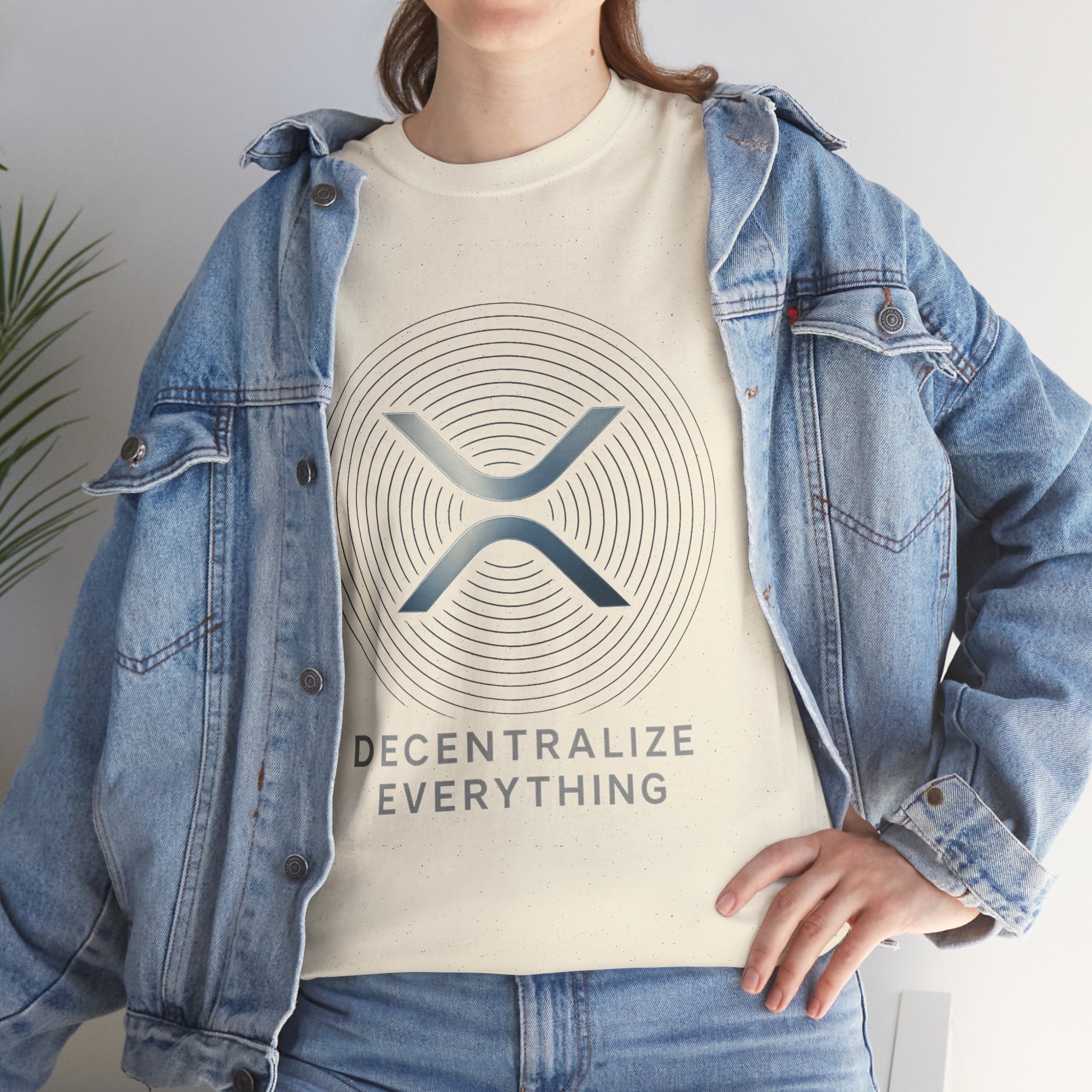 XRP 'Decentralize Everything' Tee - Crypto Logo T-Shirt