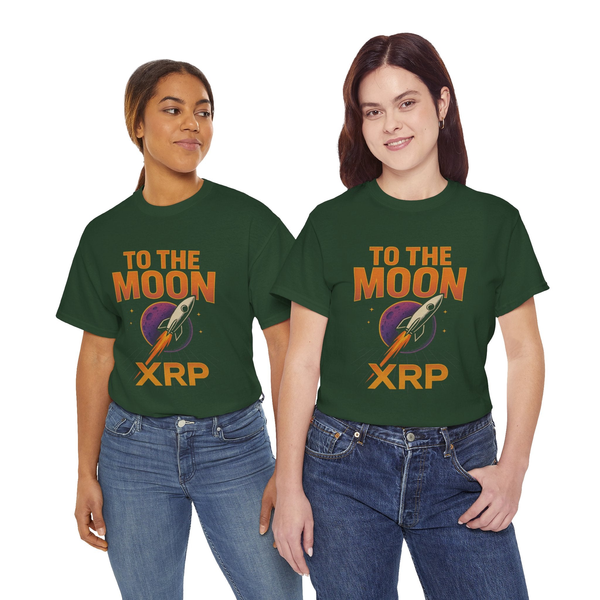 XRP To The Moon Tee — Cryptocurrency Investor Rocket Shirt