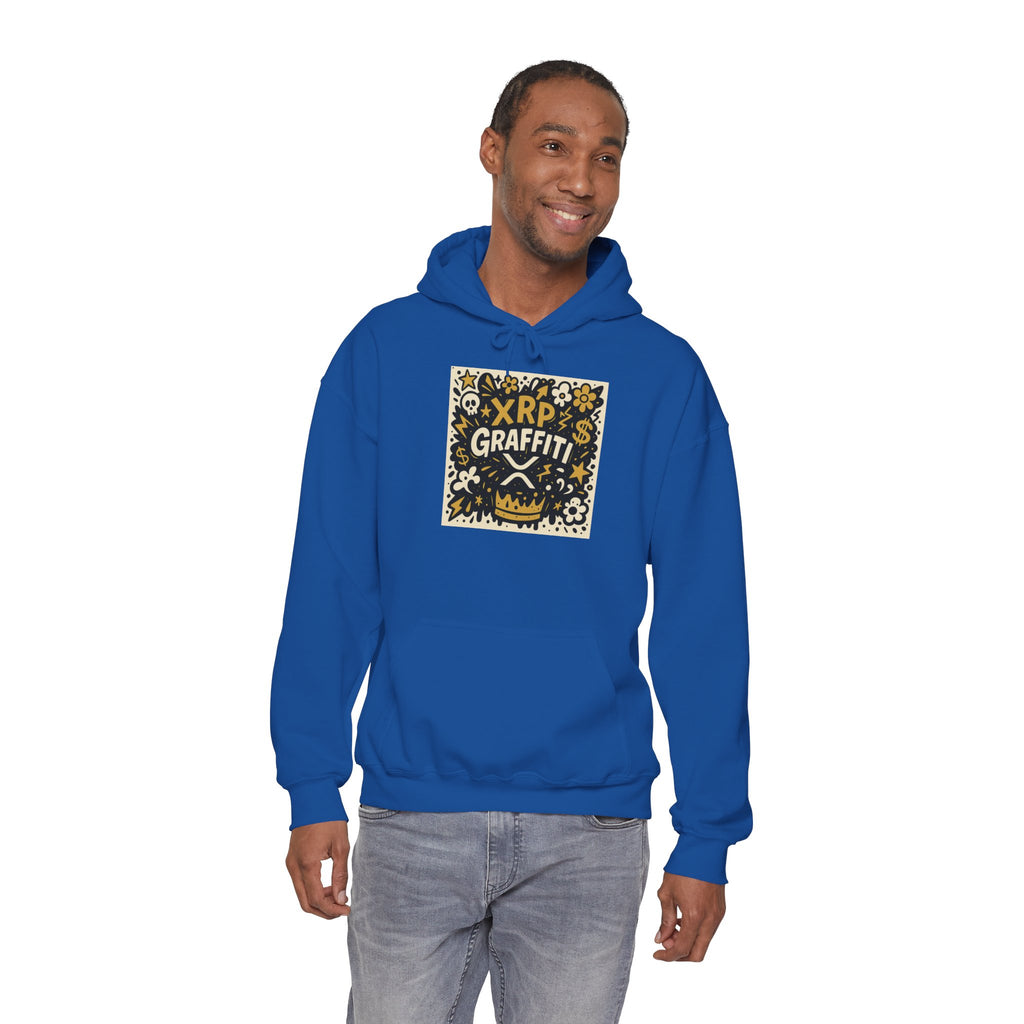 XRP Graffiti Hoodie – Street Art Crypto Sweatshirt