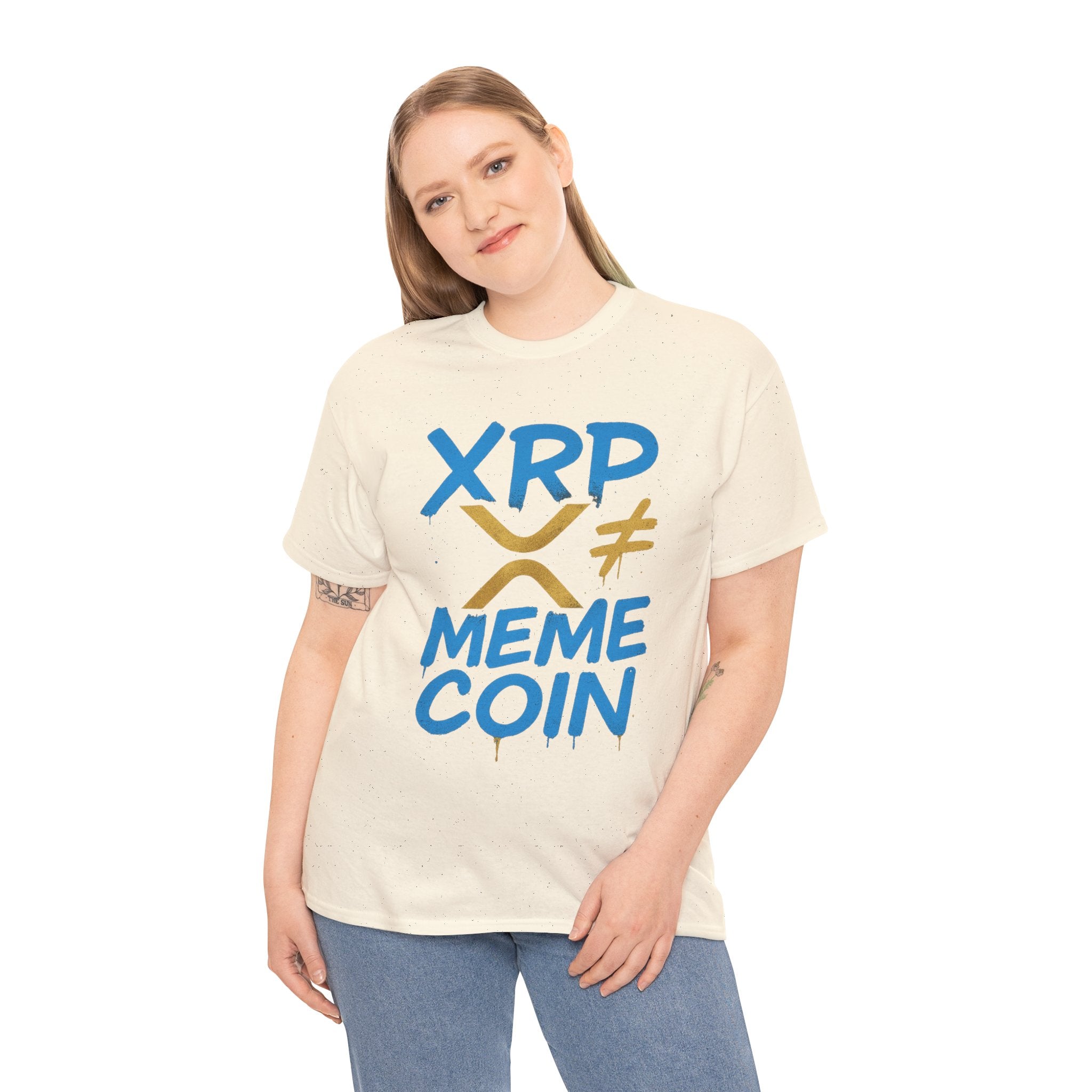 XRP ≠ Meme Coin T‑Shirt — Crypto Advocate Graphic Tee