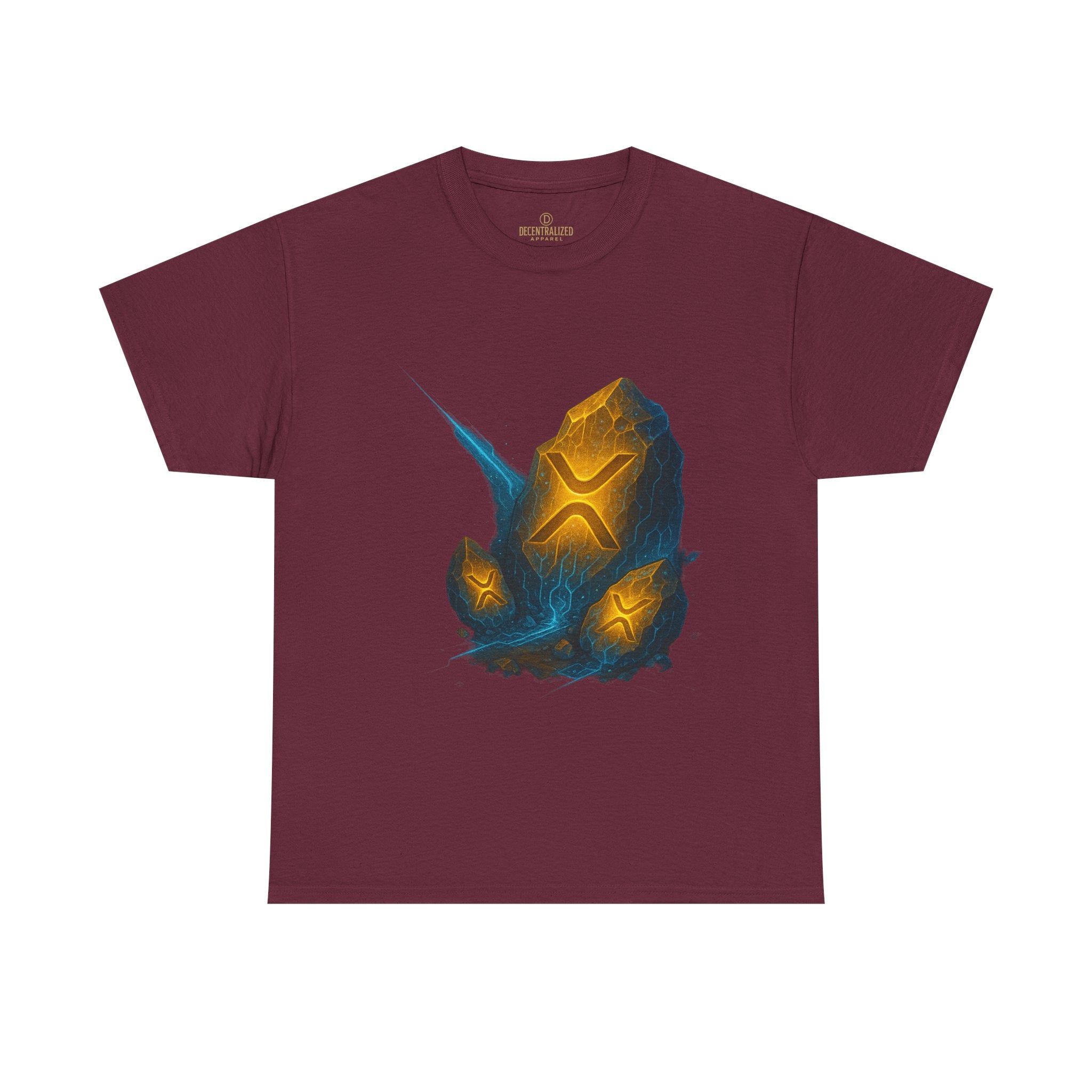 Rune Stone Graphic Tee — Glowing Mystic Rock T-Shirt