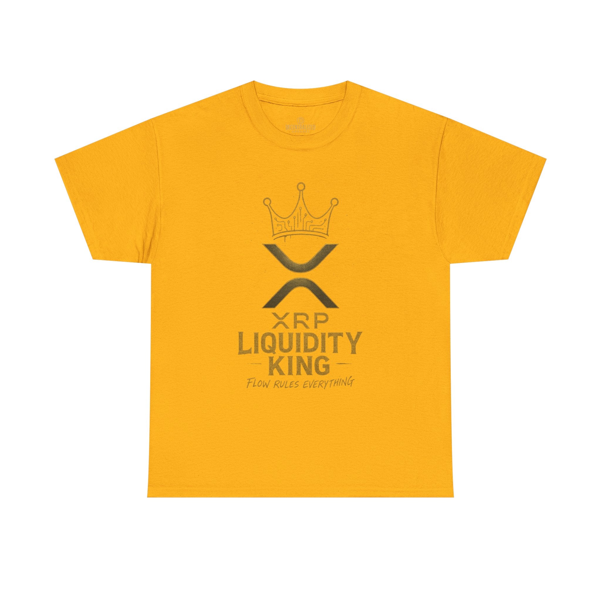 XRP Liquidity King Tee — Crypto Crown T-Shirt