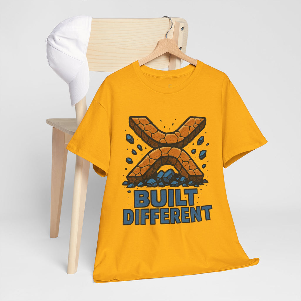 Built Different T-Shirt — Rugged Crypto X Design Tee