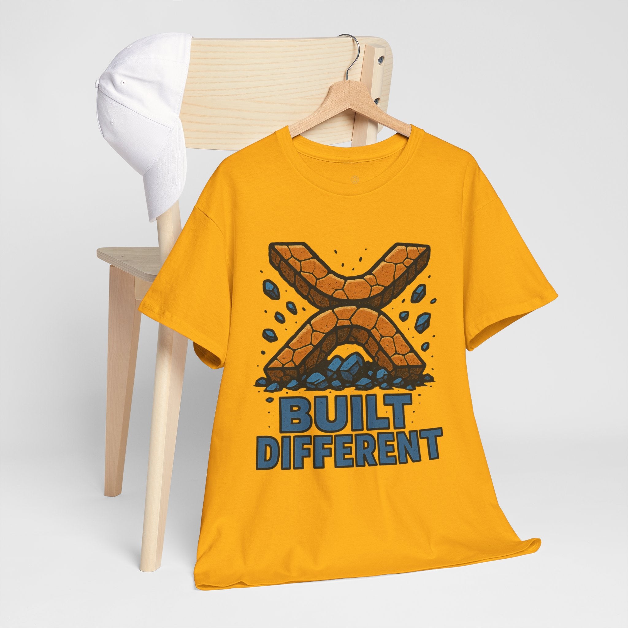 Built Different T-Shirt — Rugged Crypto X Design Tee