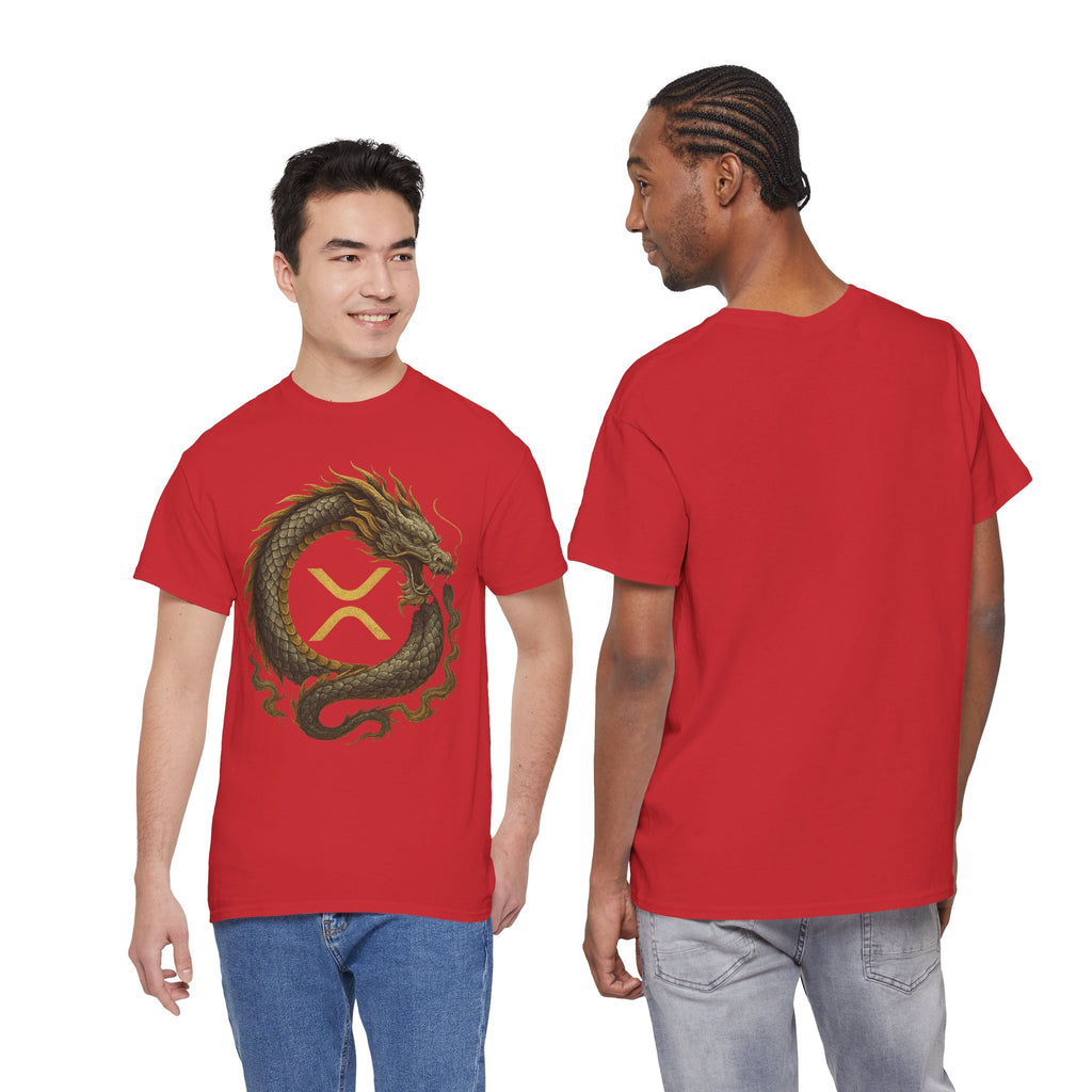 Dragon XRP Logo T-Shirt — Crypto XRP Circle Dragon Graphic Tee