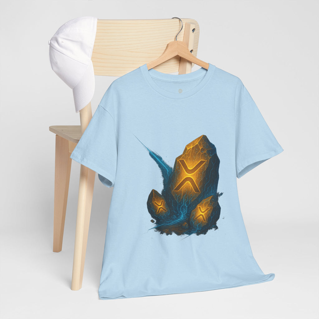 Rune Stone Graphic Tee — Glowing Mystic Rock T-Shirt
