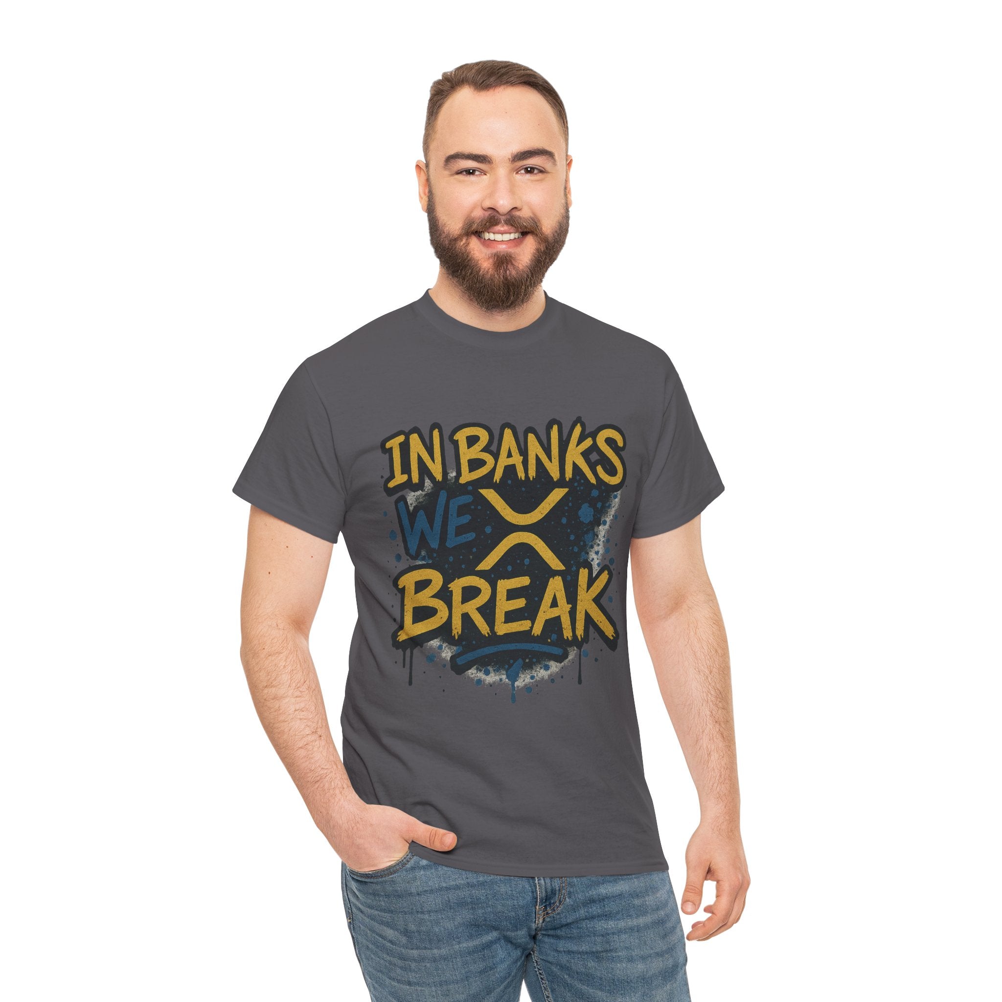 Ripple 'In Banks We Break' Graphic Tee — Crypto XRP Streetwear