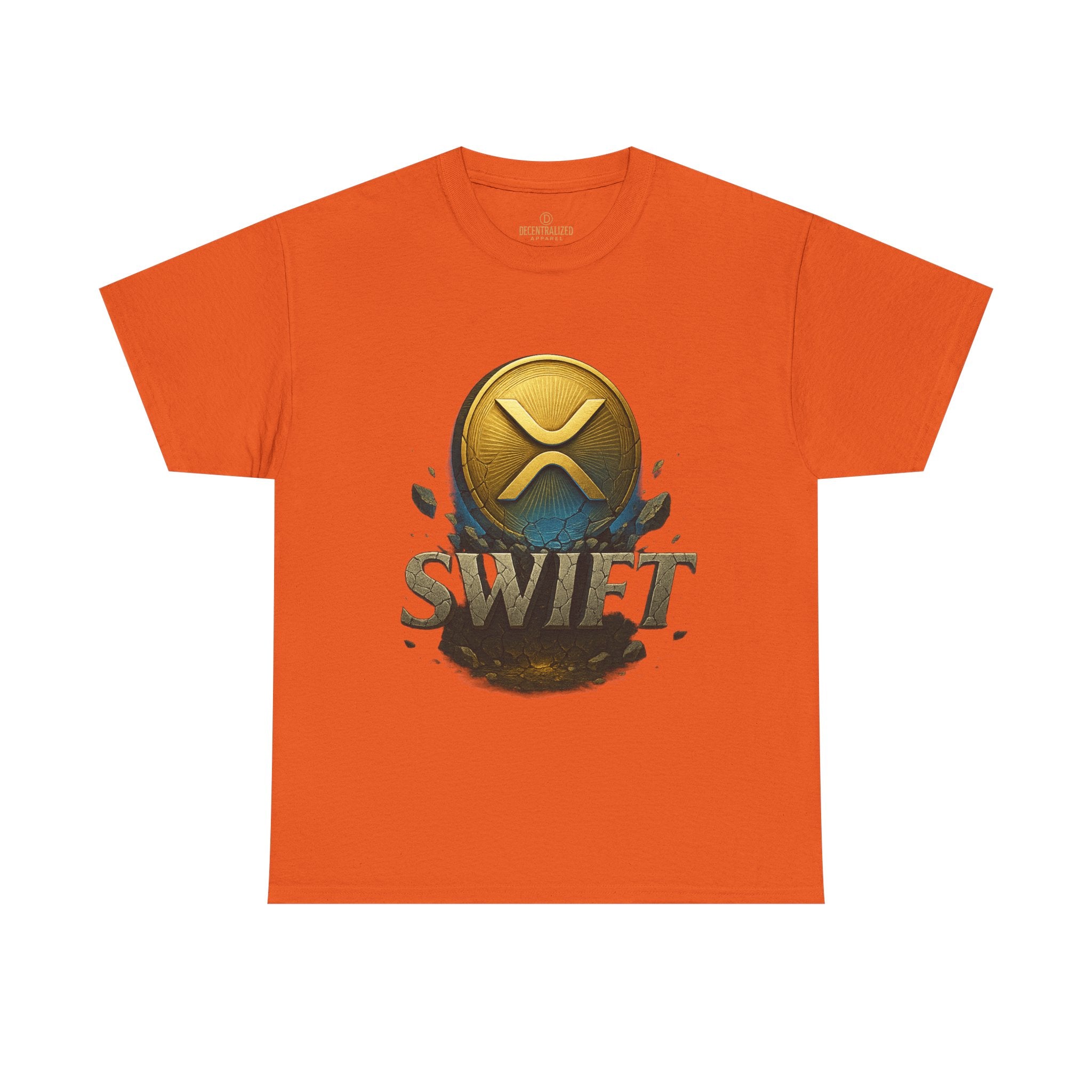 XRP Swift Cryptocurrency T‑Shirt — Ripple Coin Logo Graphic Tee