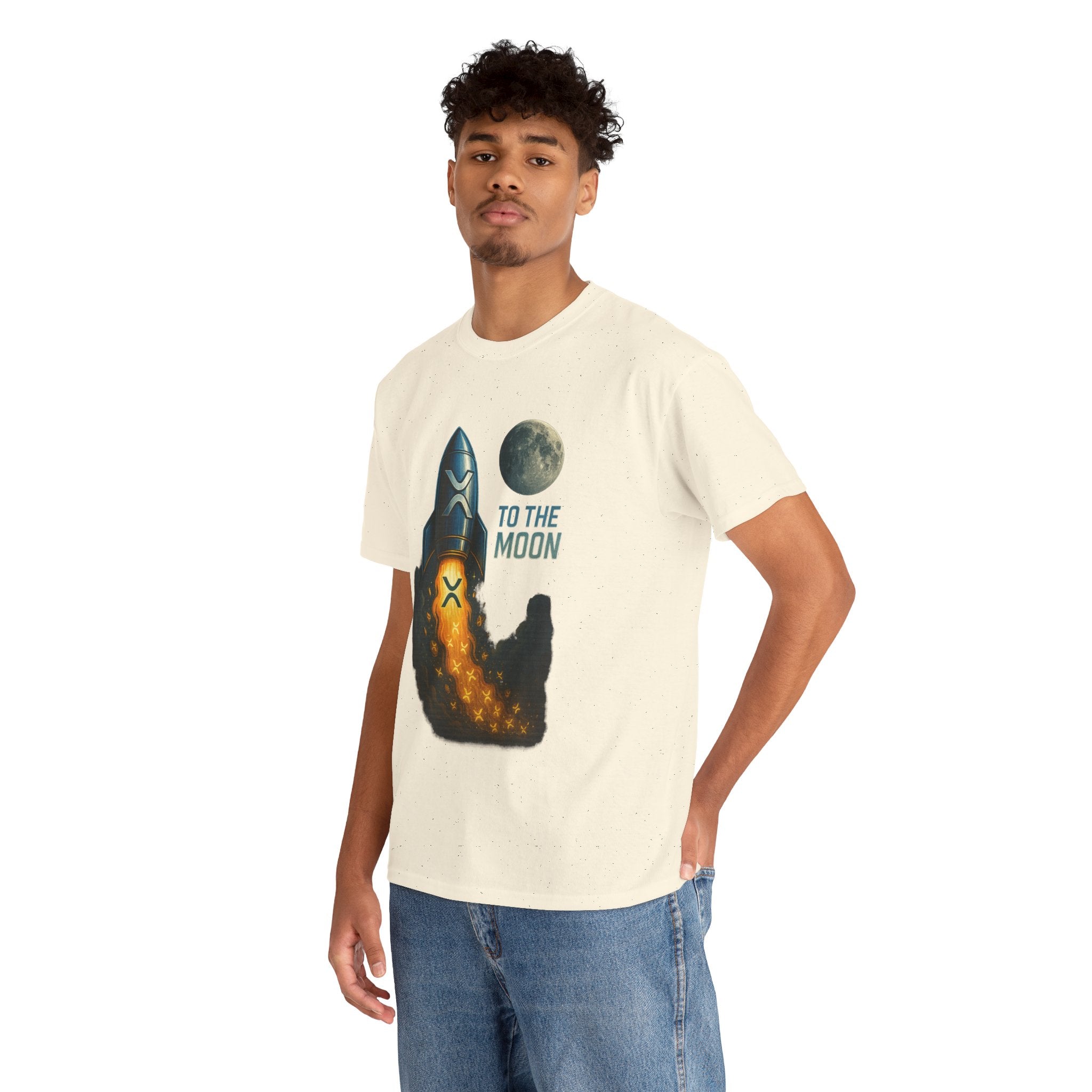 Rocket 'To the Moon' T-Shirt - Space Exploration Graphic Tee