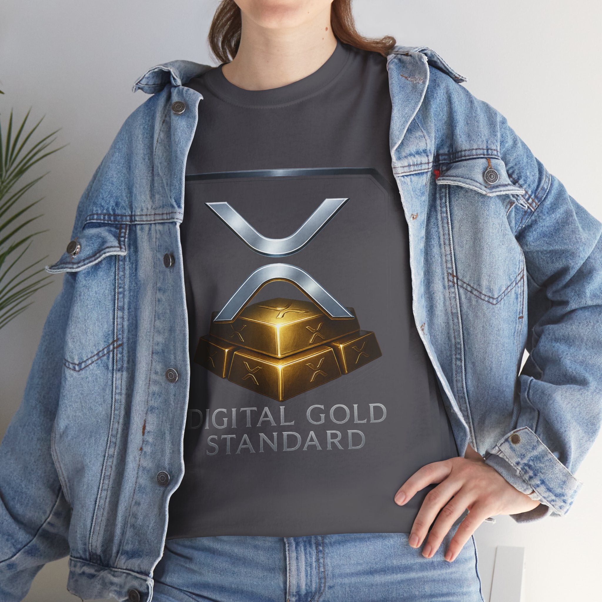 XRP 'Digital Gold Standard' Tee — Cryptocurrency Logo Shirt