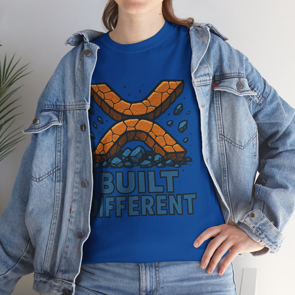 Built Different T-Shirt — Rugged Crypto X Design Tee