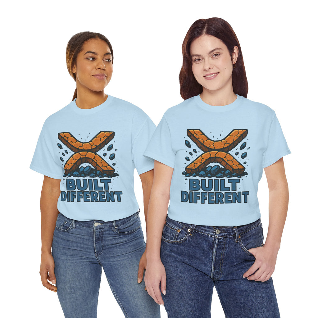 Built Different T-Shirt — Rugged Crypto X Design Tee