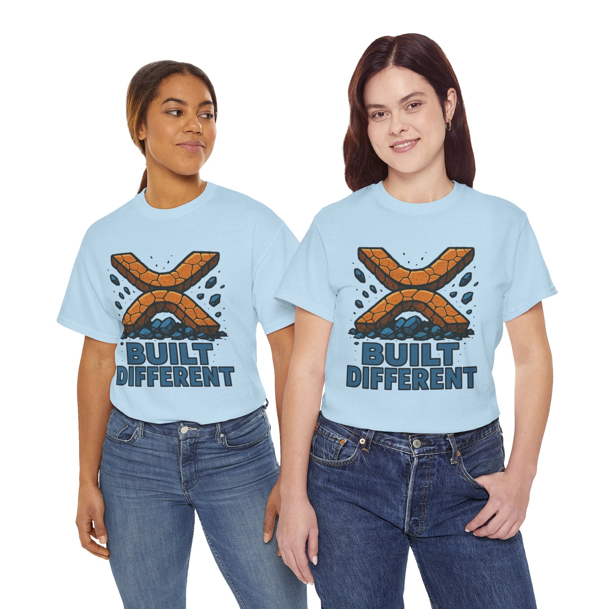 Built Different T-Shirt — Rugged Crypto X Design Tee