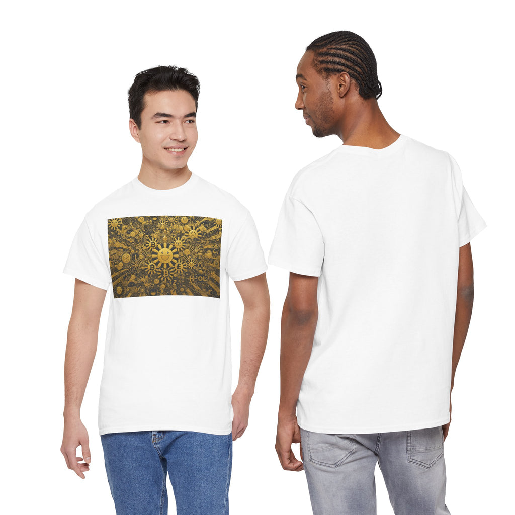 Sunflower Burst T‑Shirt — Golden Sunflower Pattern Tee