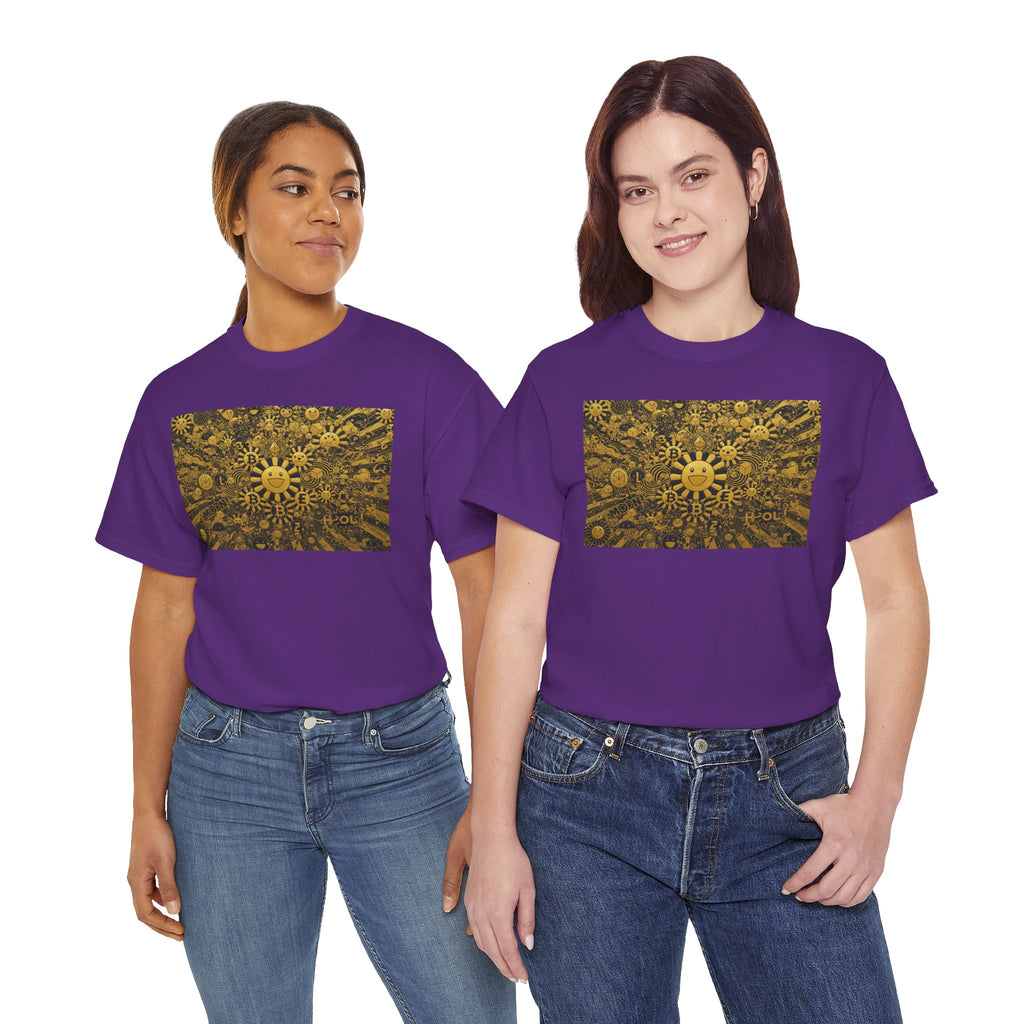 Sunflower Burst T‑Shirt — Golden Sunflower Pattern Tee