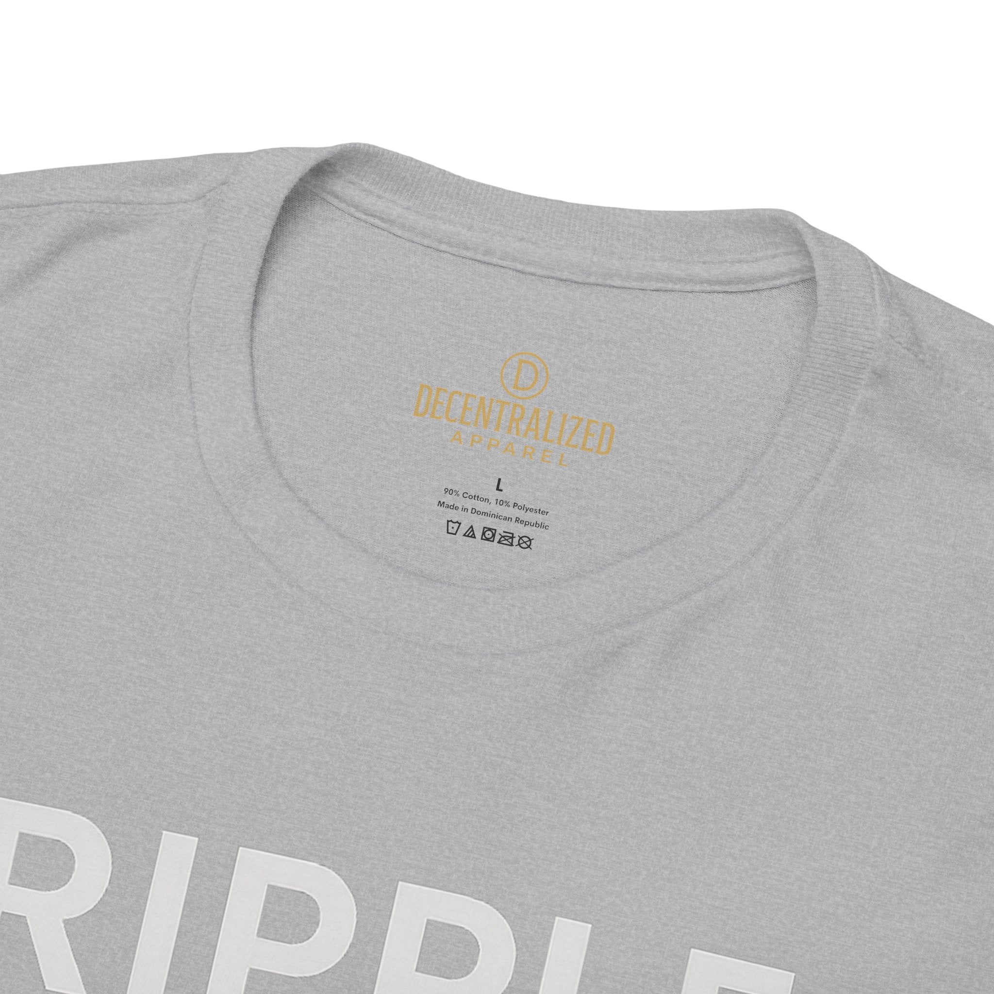 Ripple Effect XRP Tee — Minimal Cryptocurrency Logo T-Shirt