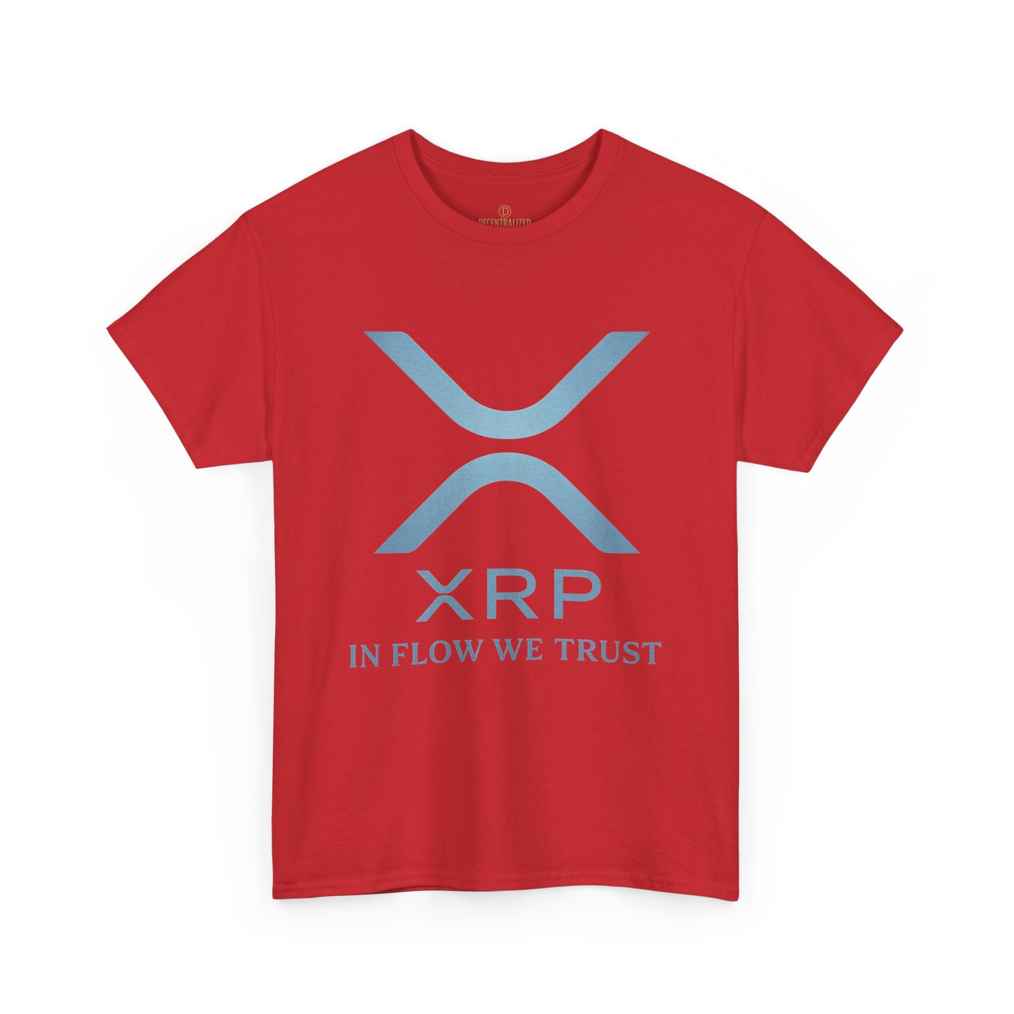 XRP Crypto Tee — "In Flow We Trust" Ripple Logo T-Shirt