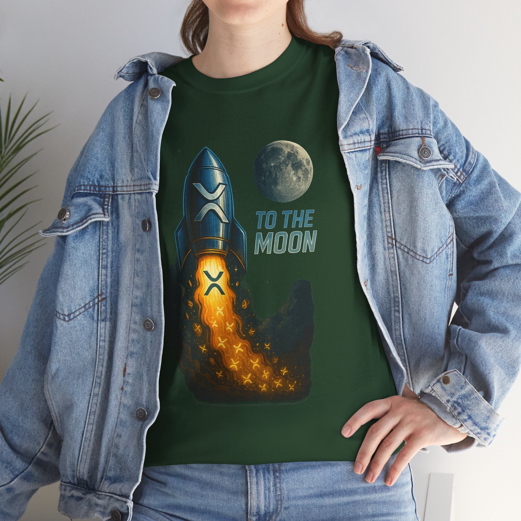Rocket 'To the Moon' T-Shirt - Space Exploration Graphic Tee