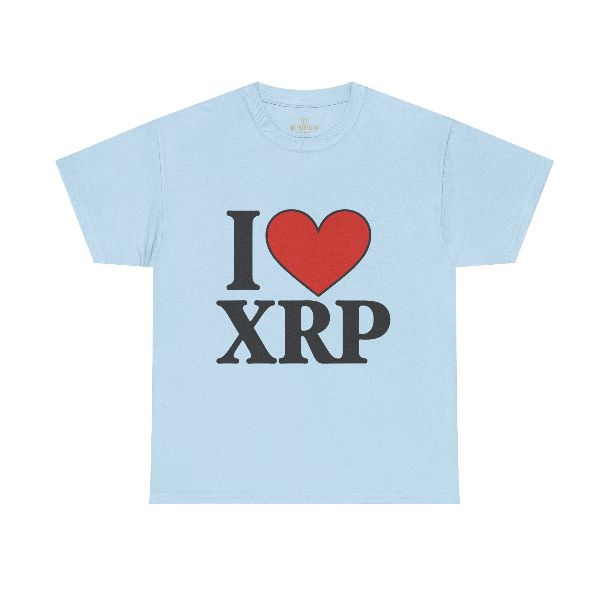 I  XRP T-Shirt — Crypto Enthusiast Ripple Tee