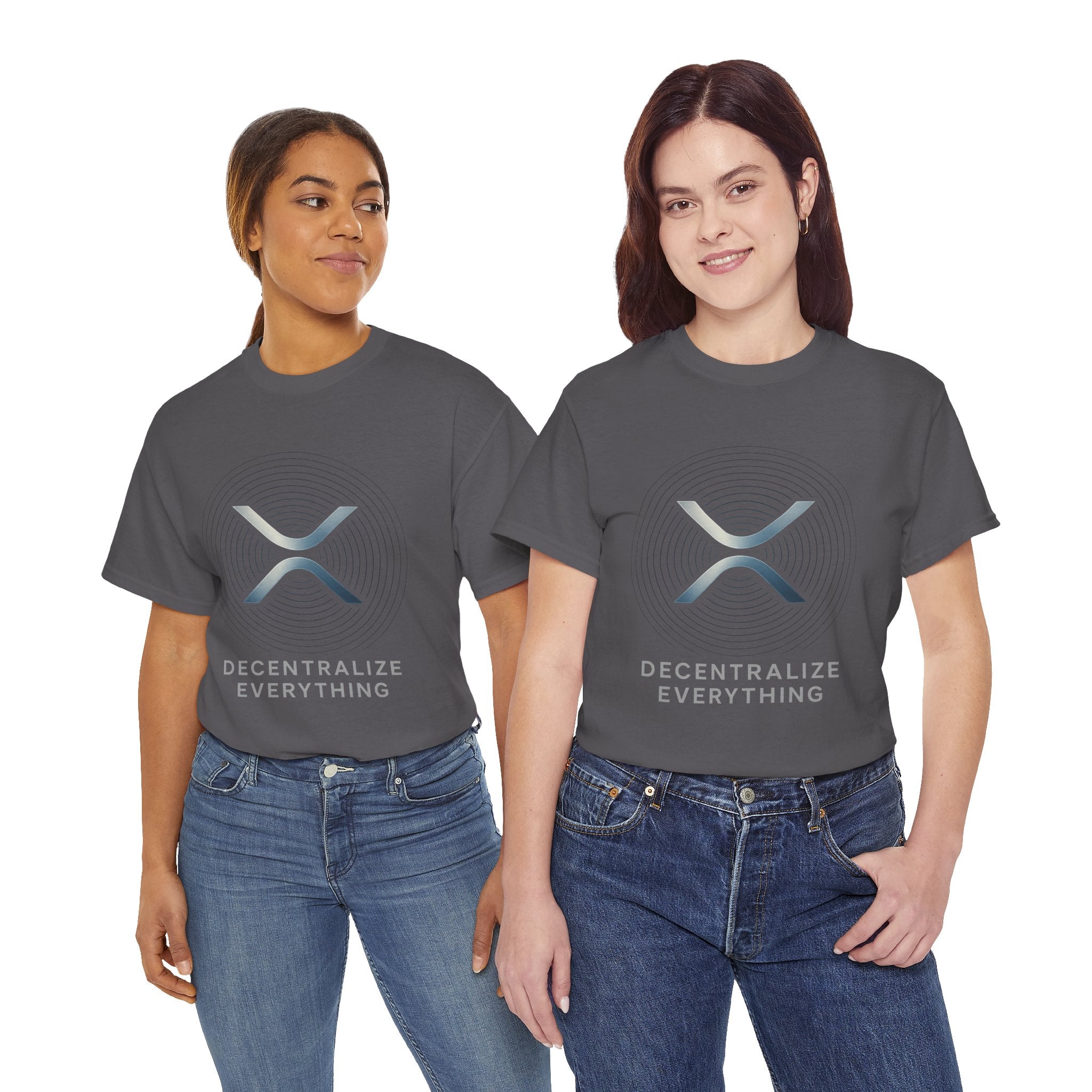 XRP 'Decentralize Everything' Tee - Crypto Logo T-Shirt