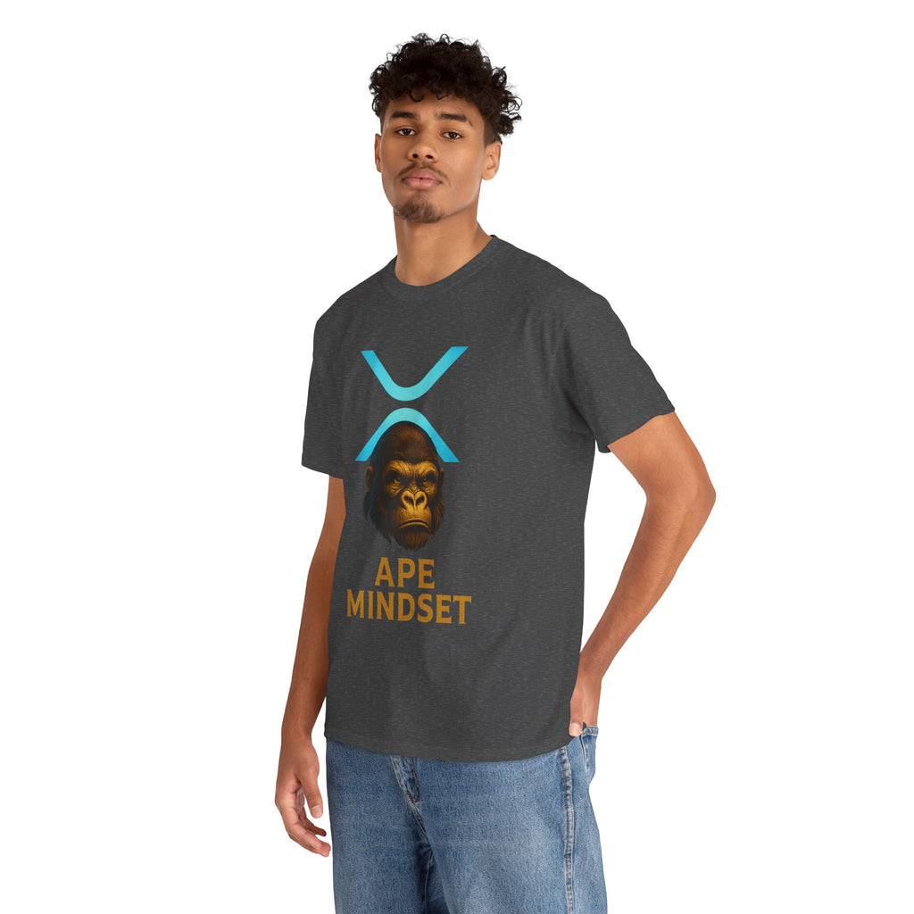 Ape Mindset T-Shirt — Crypto XRP Ape Graphic Tee