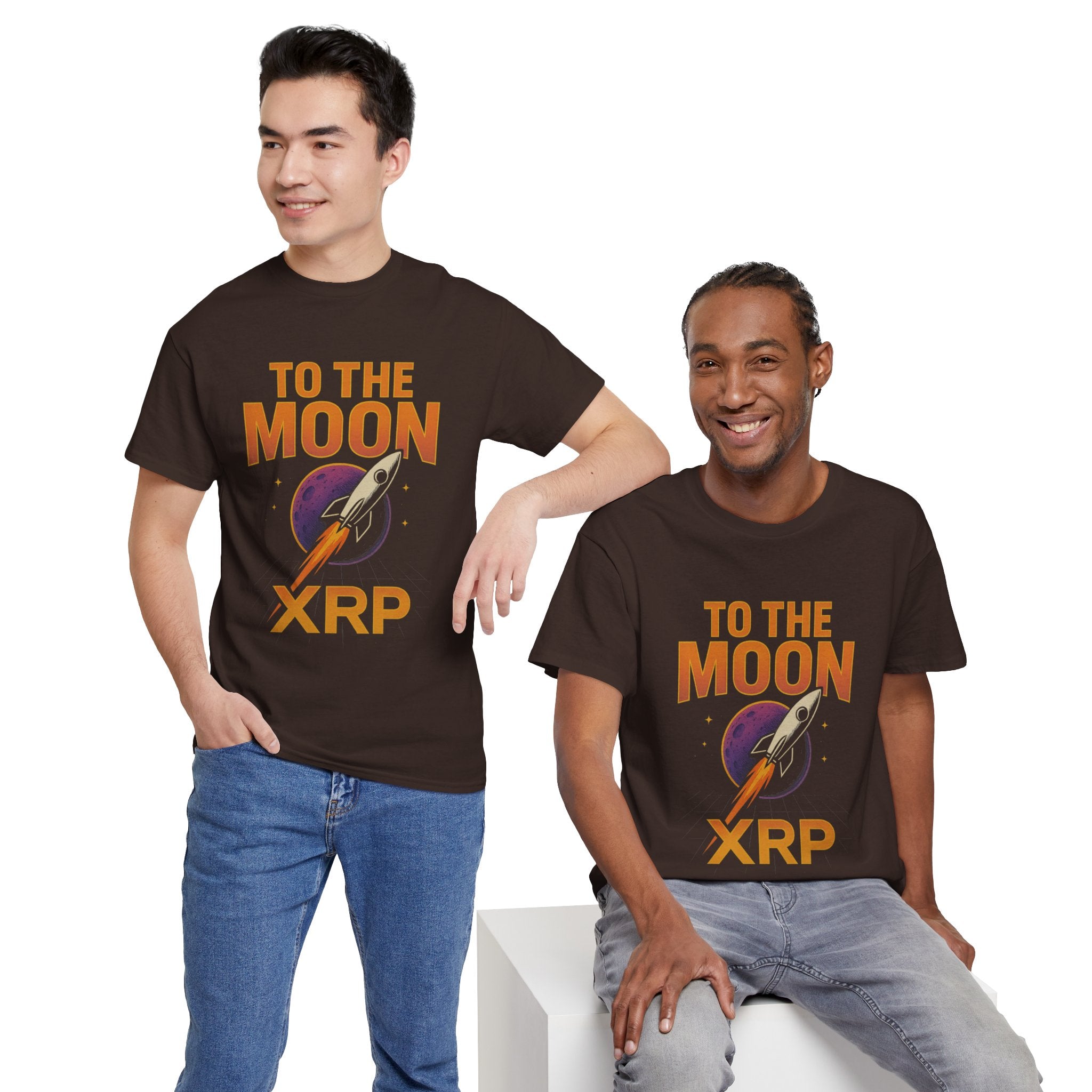 XRP To The Moon Tee — Cryptocurrency Investor Rocket Shirt