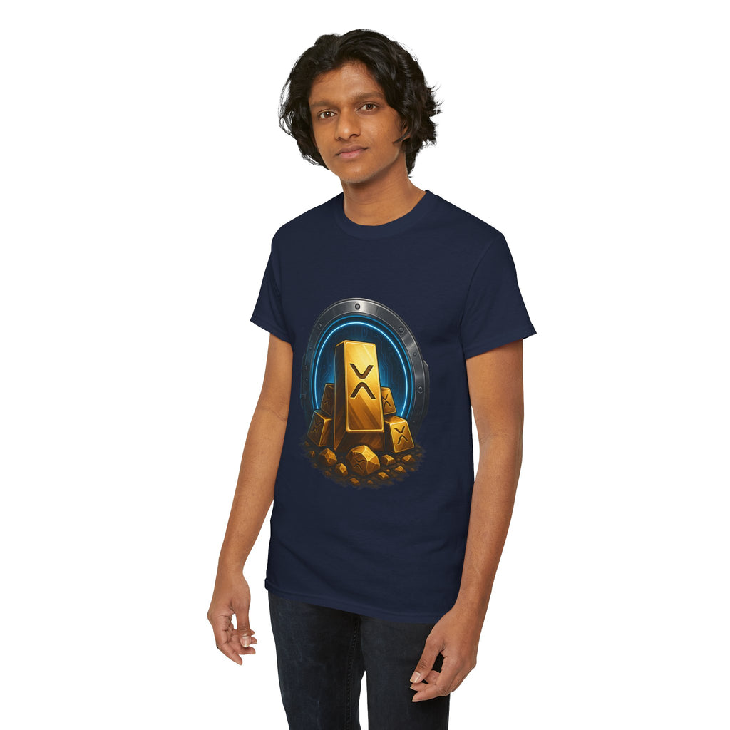 Crypto Gold Bars T-Shirt — Ripple (XRP) Stack Graphic Tee