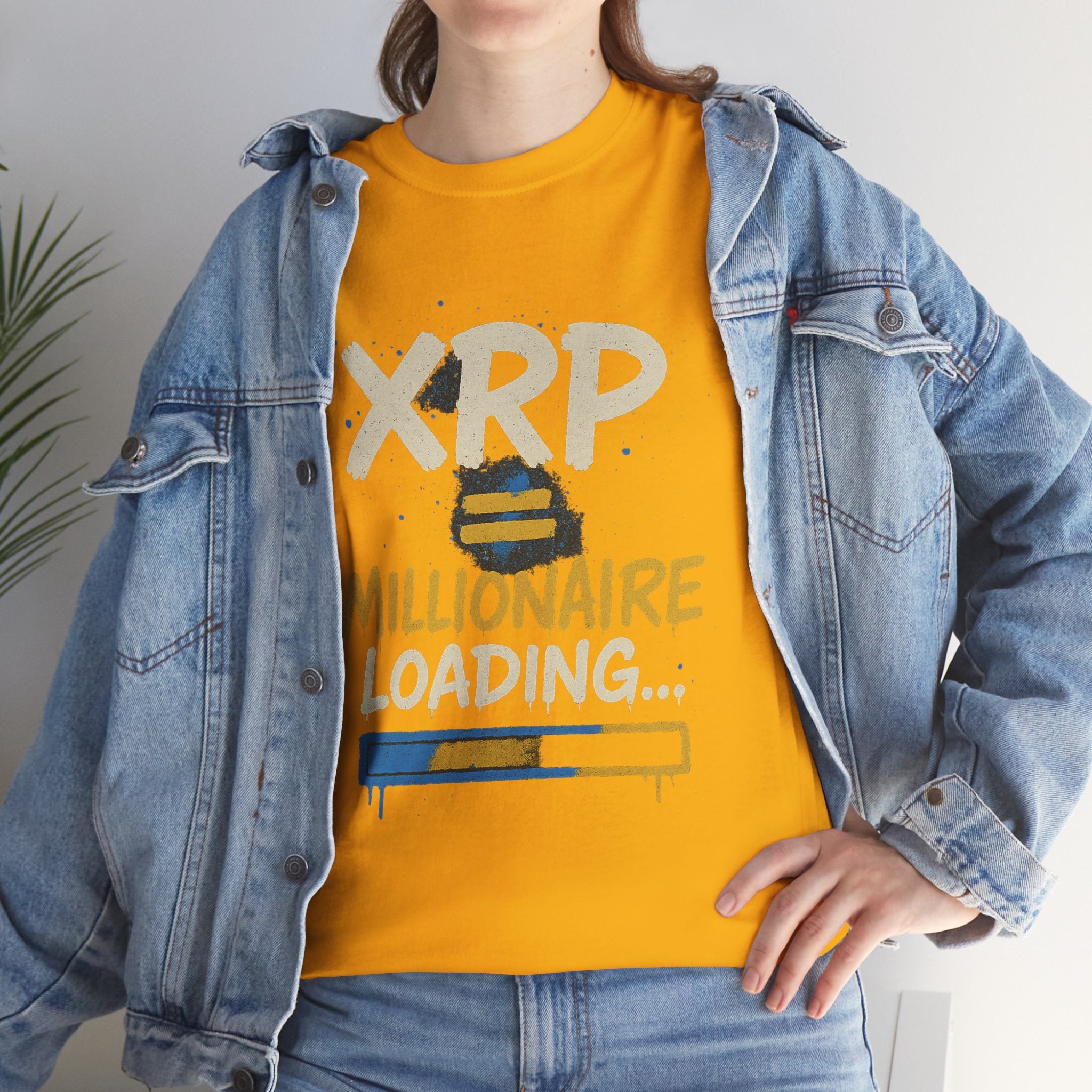 XRP Millionaire Loading T-Shirt — Crypto Investor Progress Tee