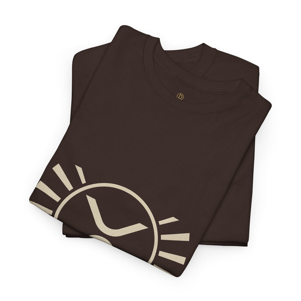 XRP Sun Logo T‑Shirt — Minimal Crypto Ripple Tee