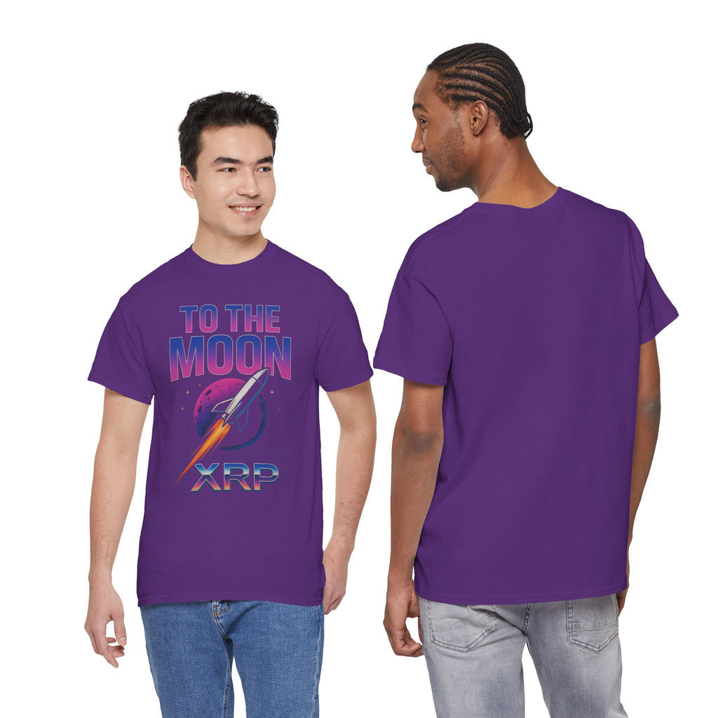 XRP 'To The Moon' T-Shirt — Crypto Investor Rocket Tee