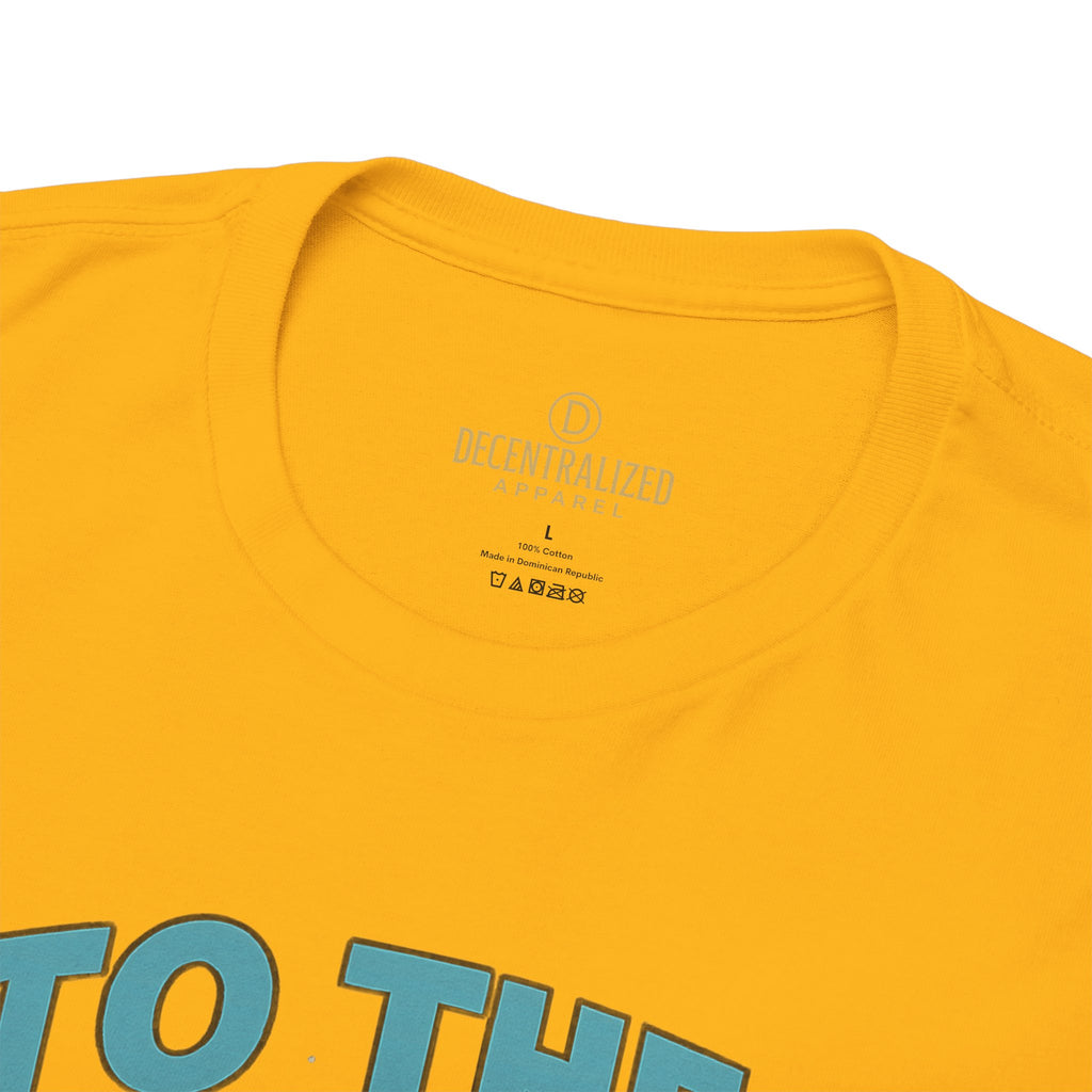 To The Moon Rocket T-Shirt — Space Graphic Tee for Crypto & Space Enthusiasts