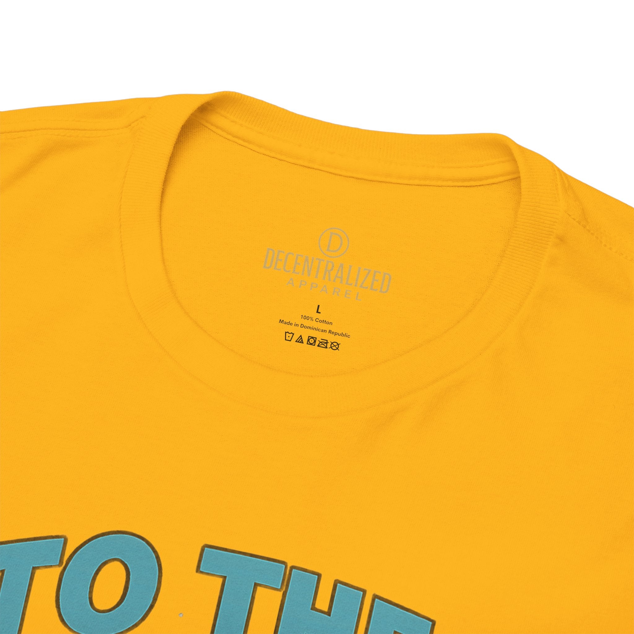 To The Moon Rocket T-Shirt — Space Graphic Tee for Crypto & Space Enthusiasts