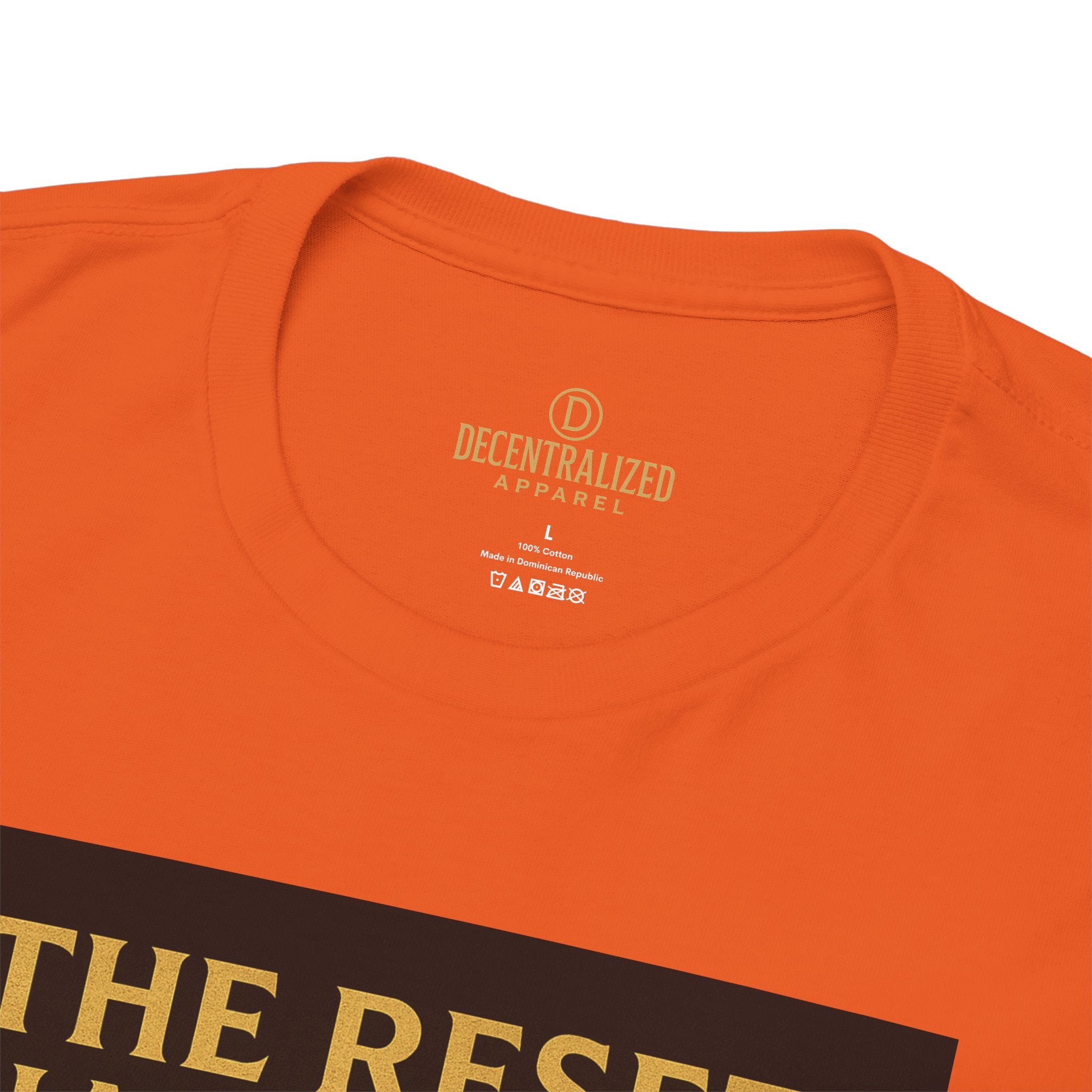 XRP Crypto Tee — "The Reset Has Begun" Bitcoin Alternative Shirt