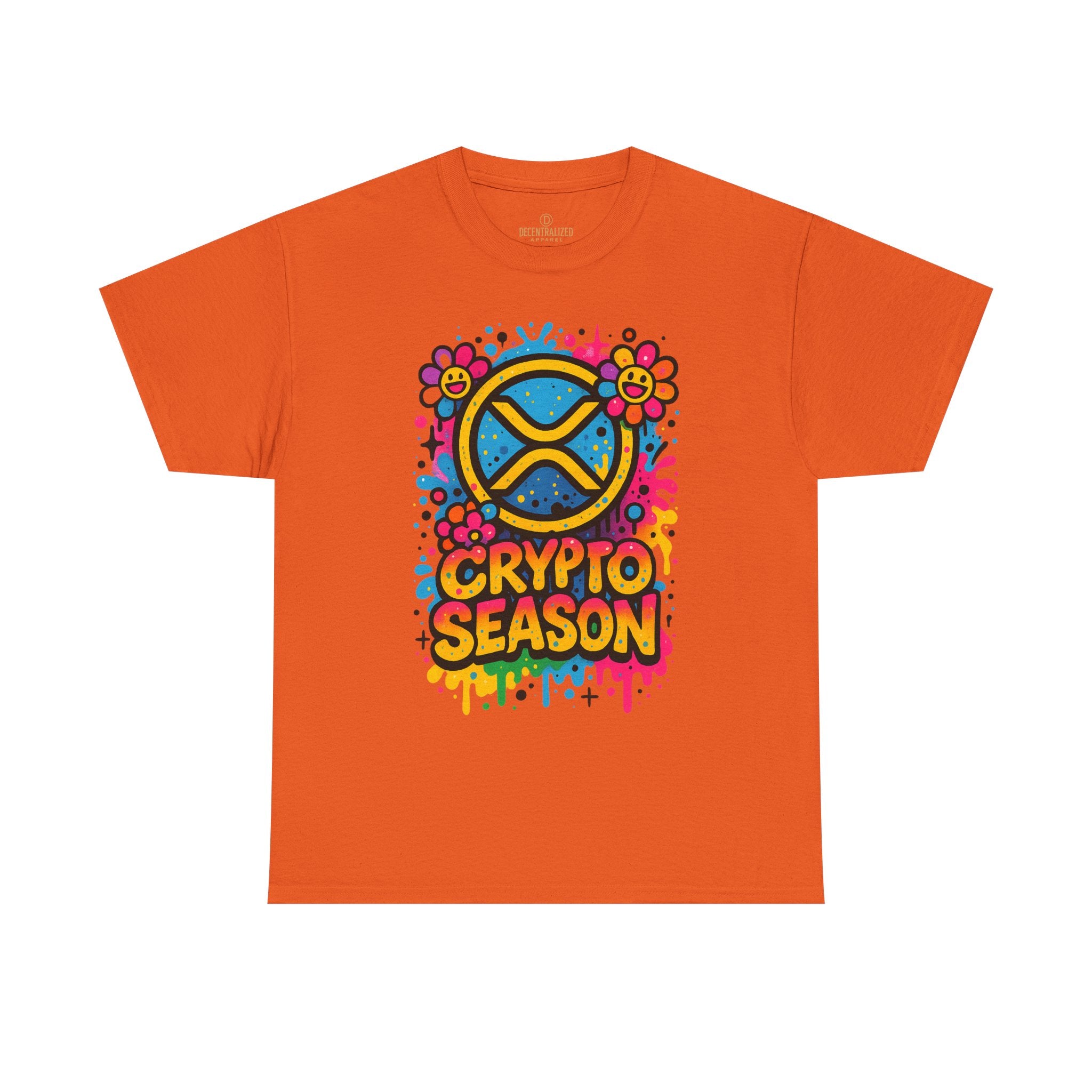 Crypto Season T-Shirt — Colorful Ripple XRP Logo Tee