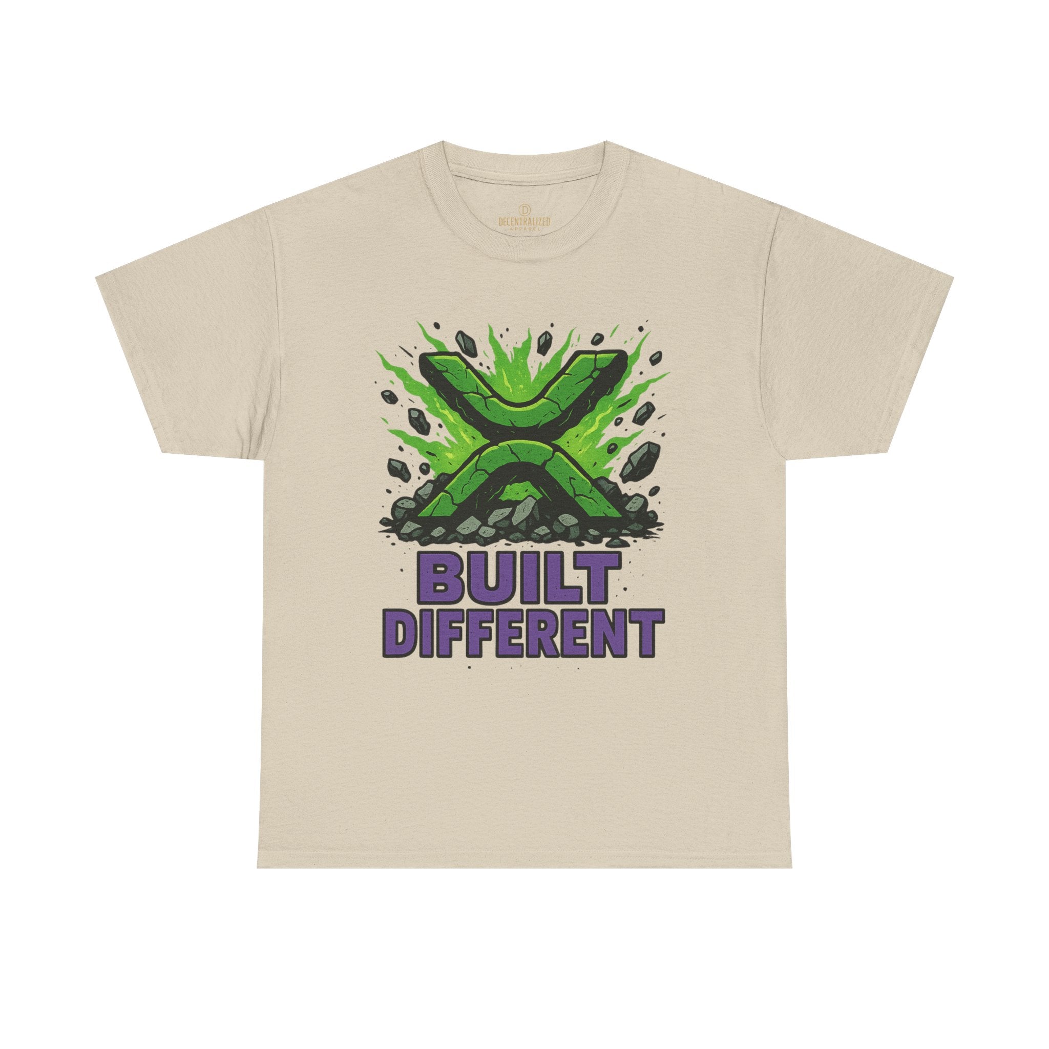 Built Different T-Shirt — Green Gamer Logo Tee