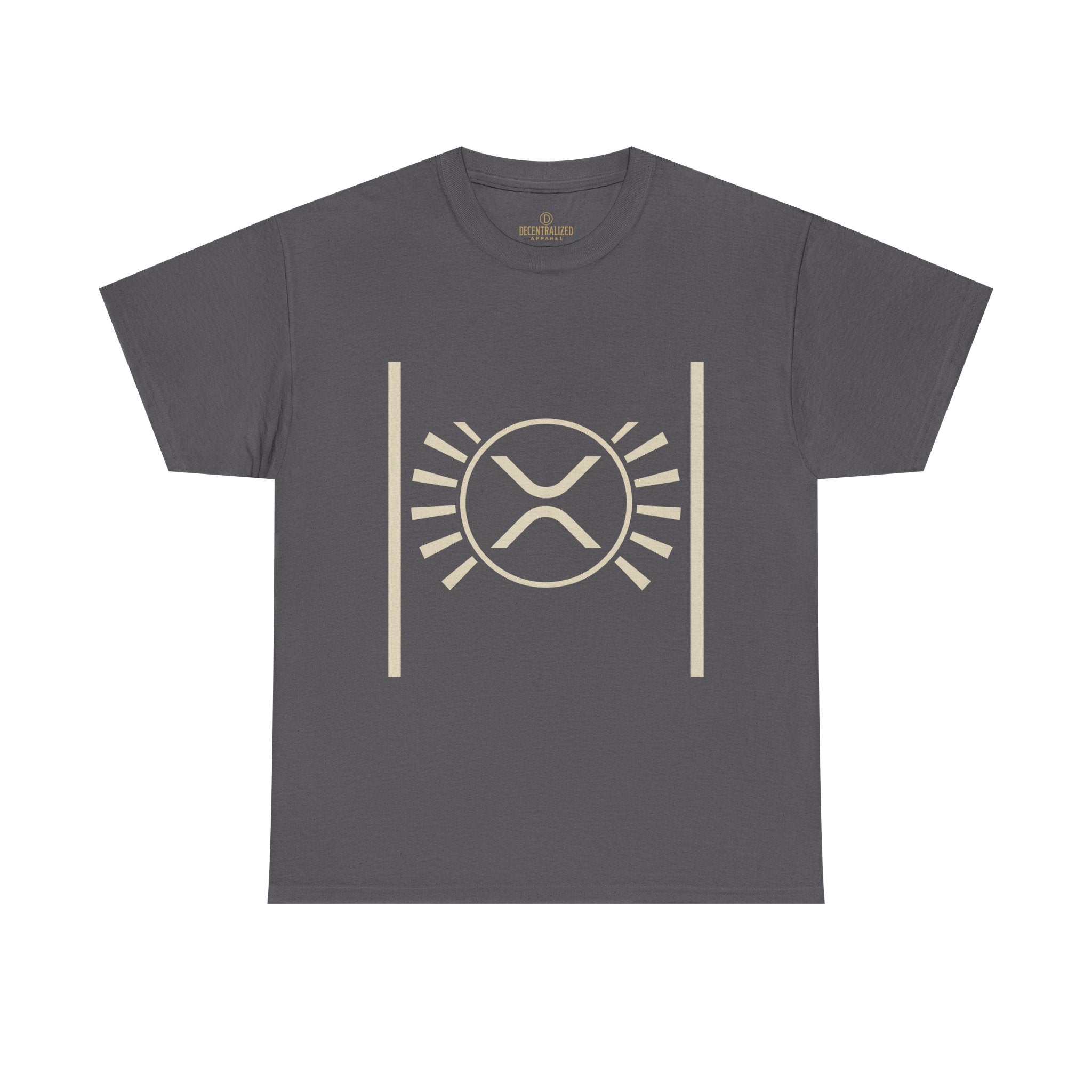 XRP Sun Logo T‑Shirt — Minimal Crypto Ripple Tee