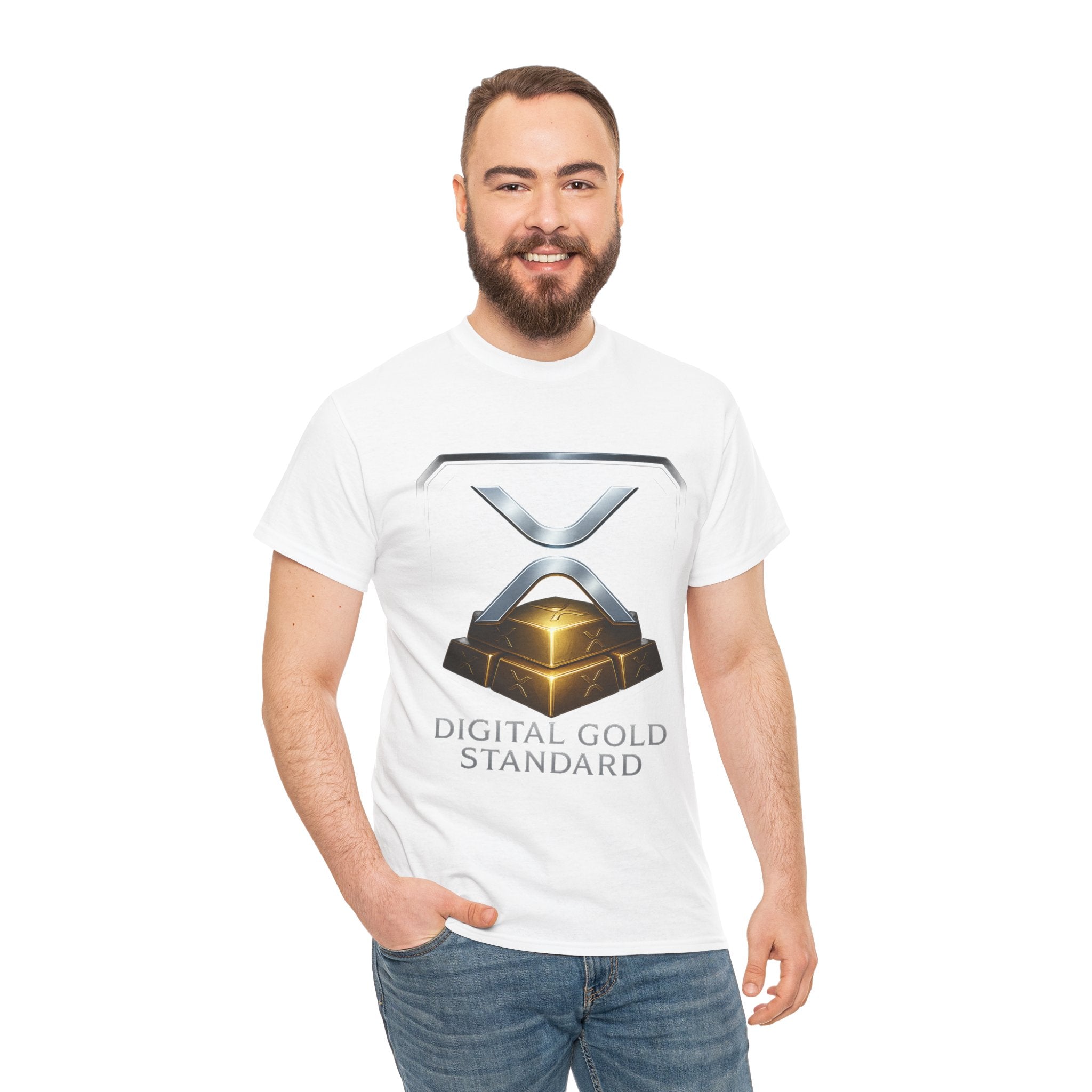 XRP 'Digital Gold Standard' Tee — Cryptocurrency Logo Shirt