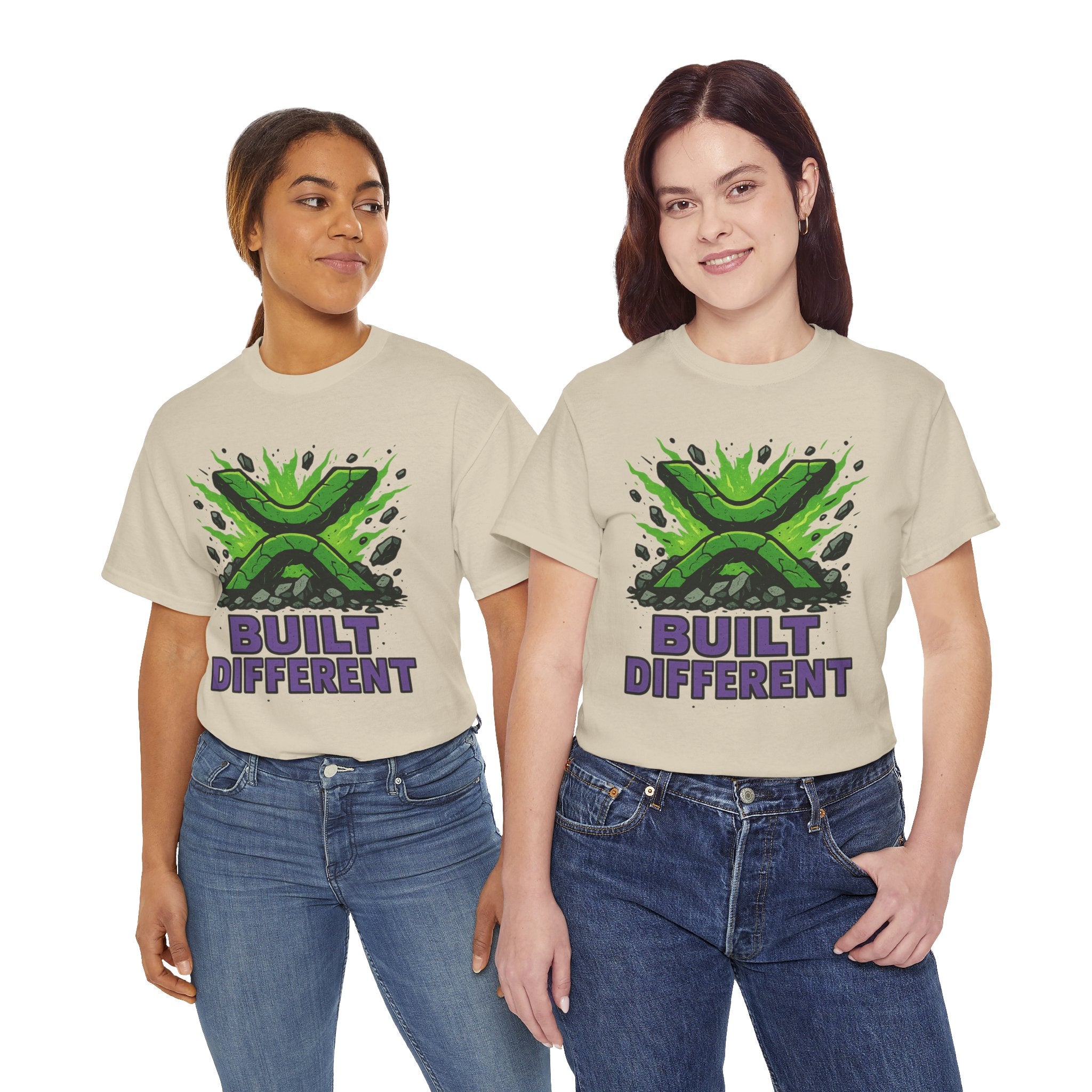 Built Different T-Shirt — Green Gamer Logo Tee